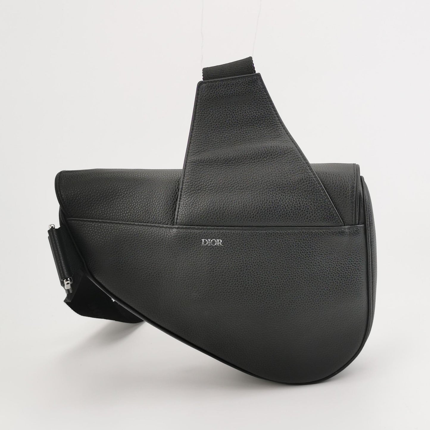 Dior - Saddle - Grained calfskin leather - Black - (medium)