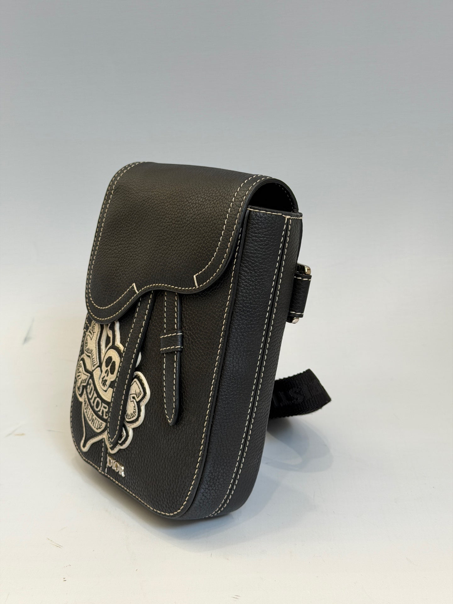 Dior - Saddle - Grained leather - Black - (Small)