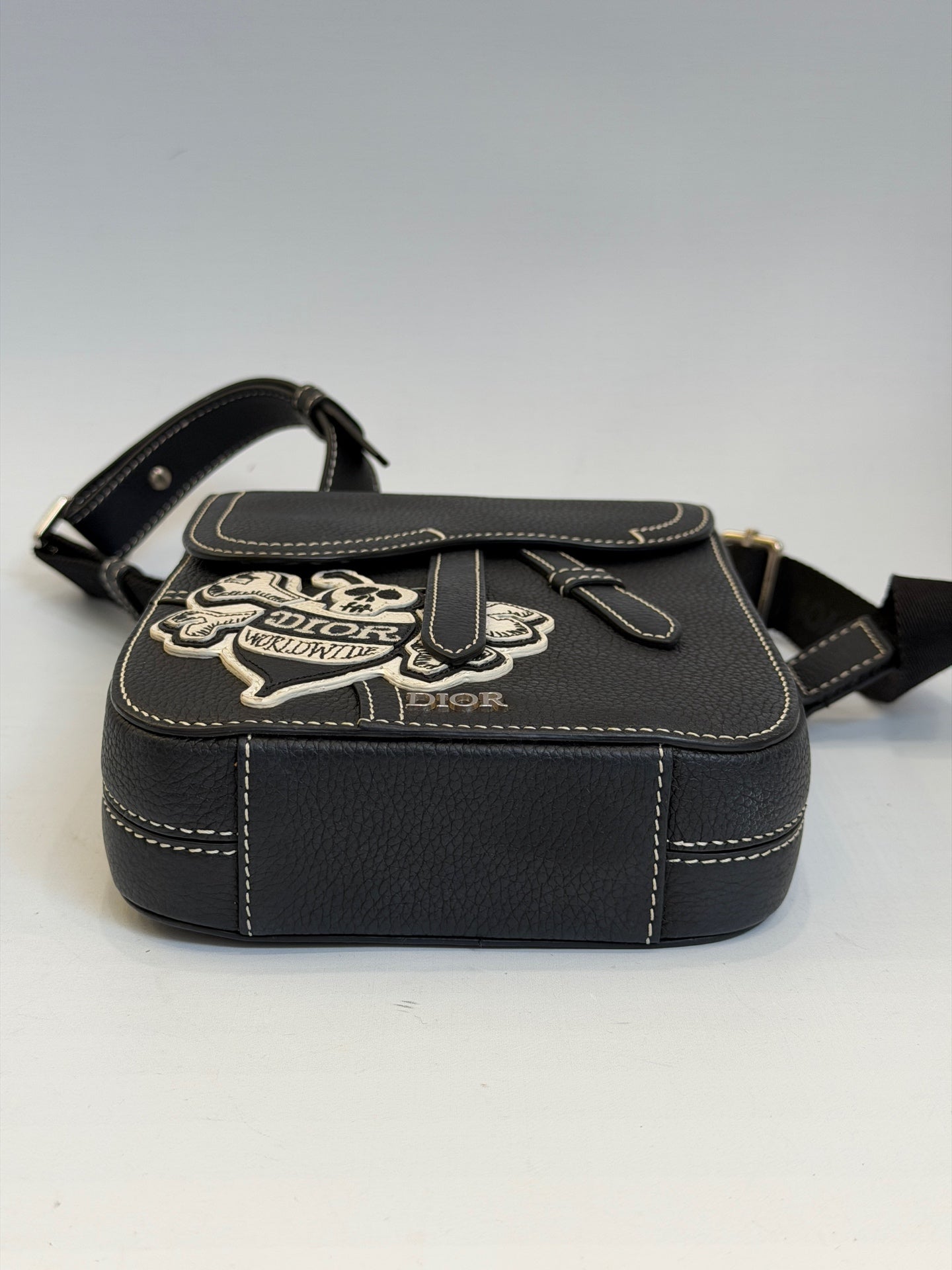 Dior - Saddle - Grained leather - Black - (Small)