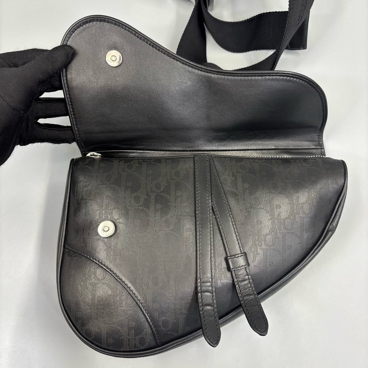 Dior - Saddle - Leather - Black