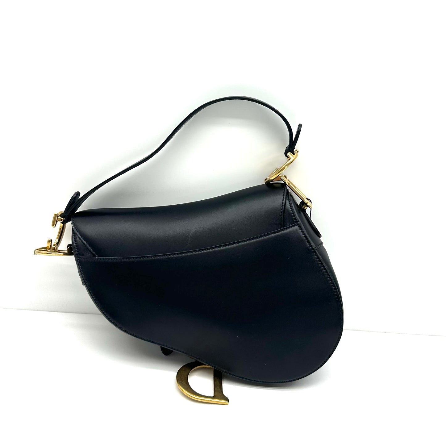 Dior - Saddle - Leather - Black - (Large)