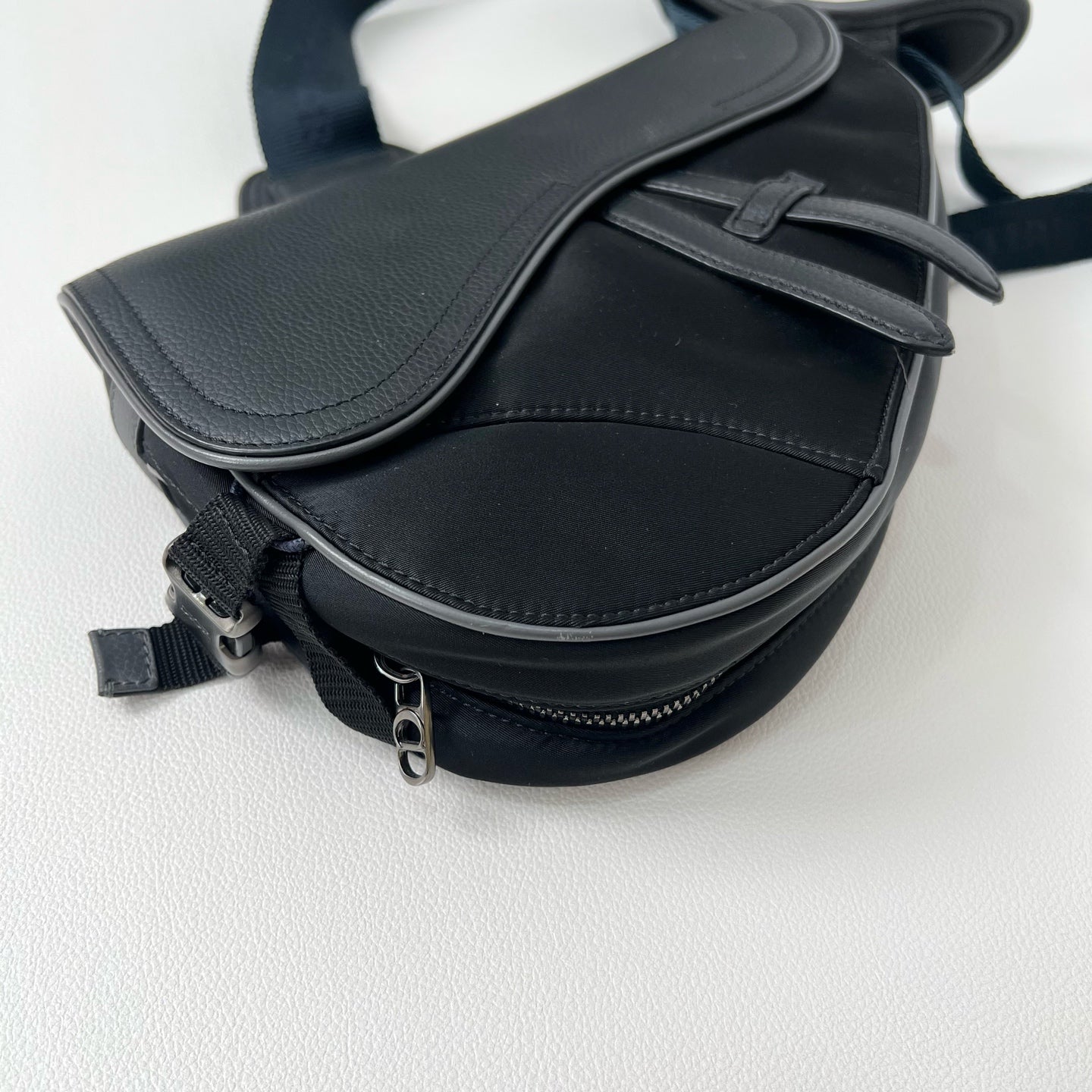 Dior - Saddle - Leather - Black - (large)