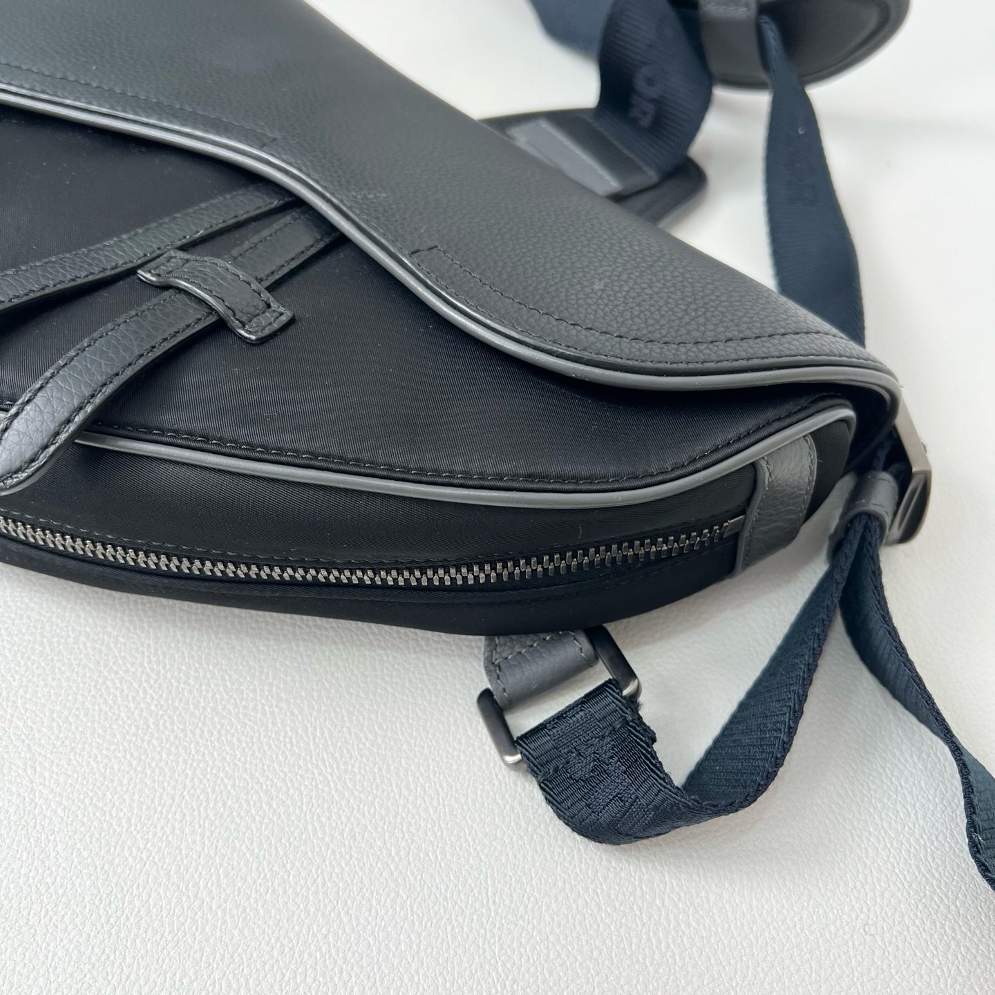 Dior - Saddle - Leather - Black - (large)