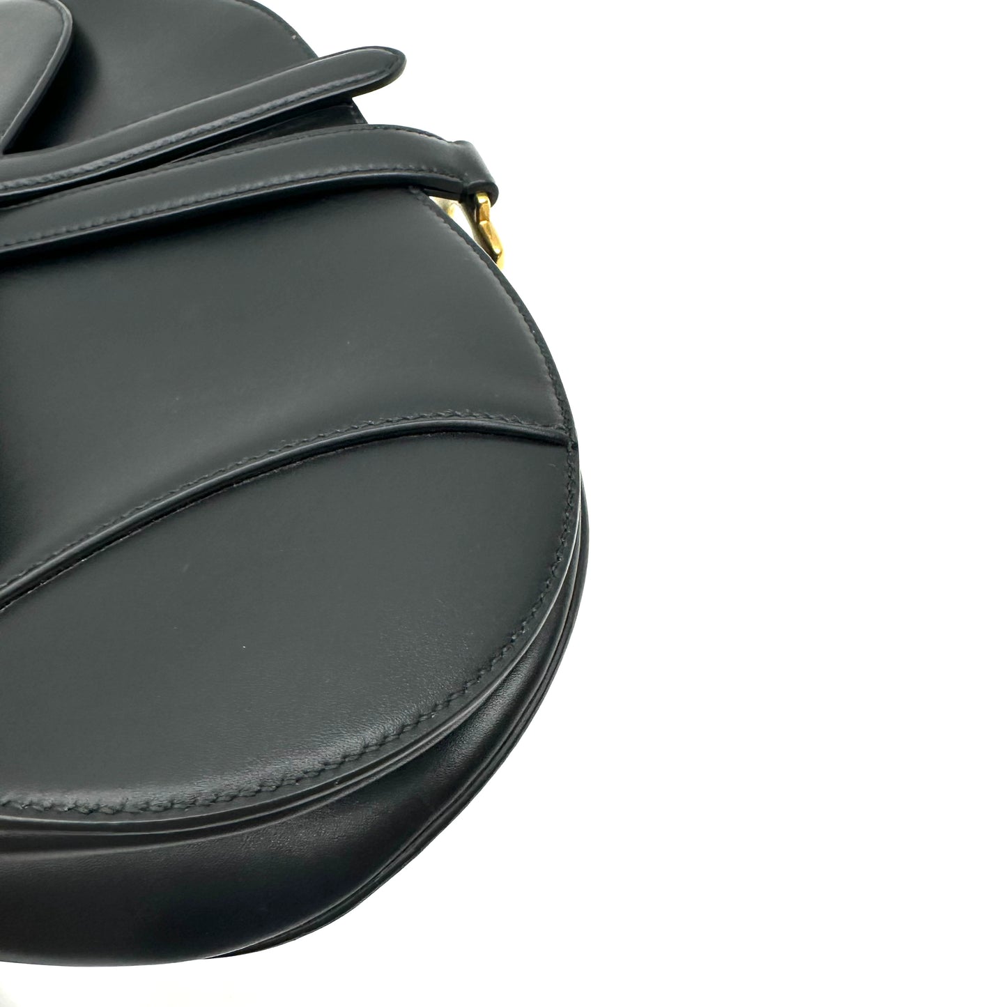 Dior - Saddle - Leather - Black - (Large)