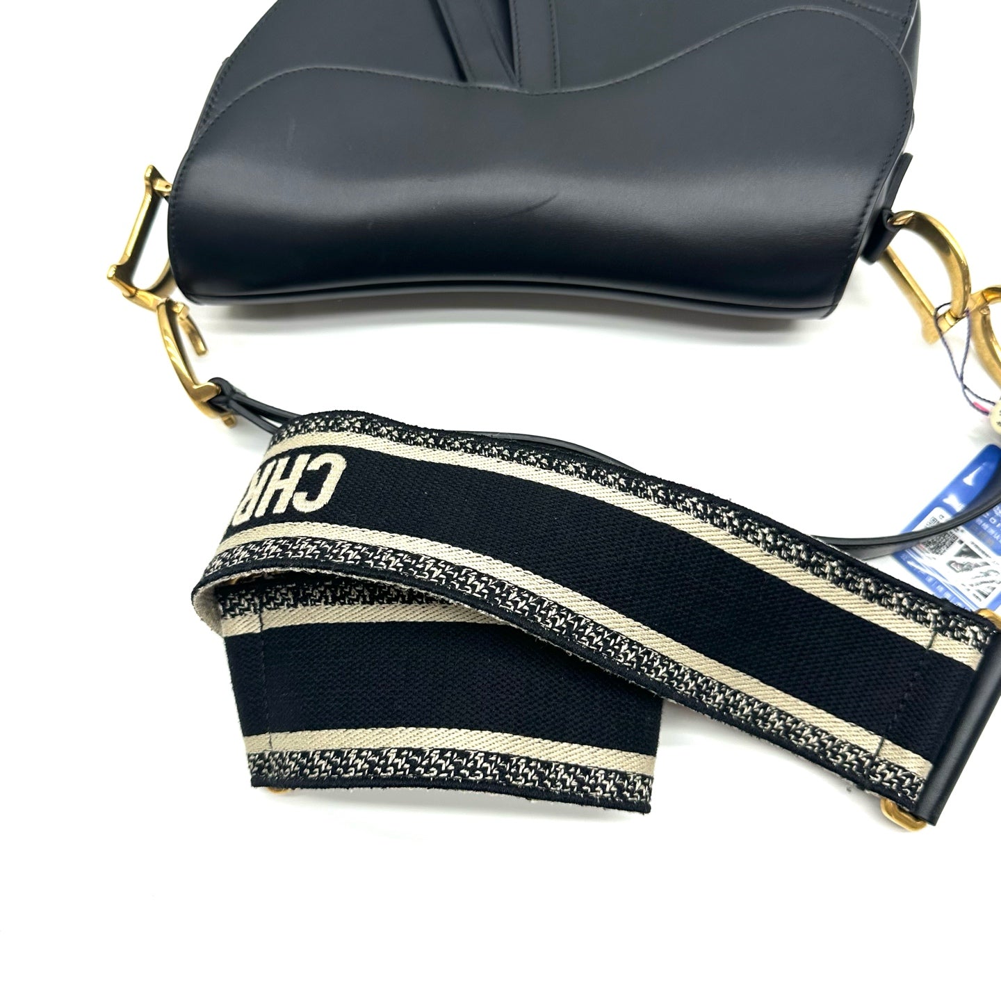 Dior - Saddle - Leather - Black - (Large)