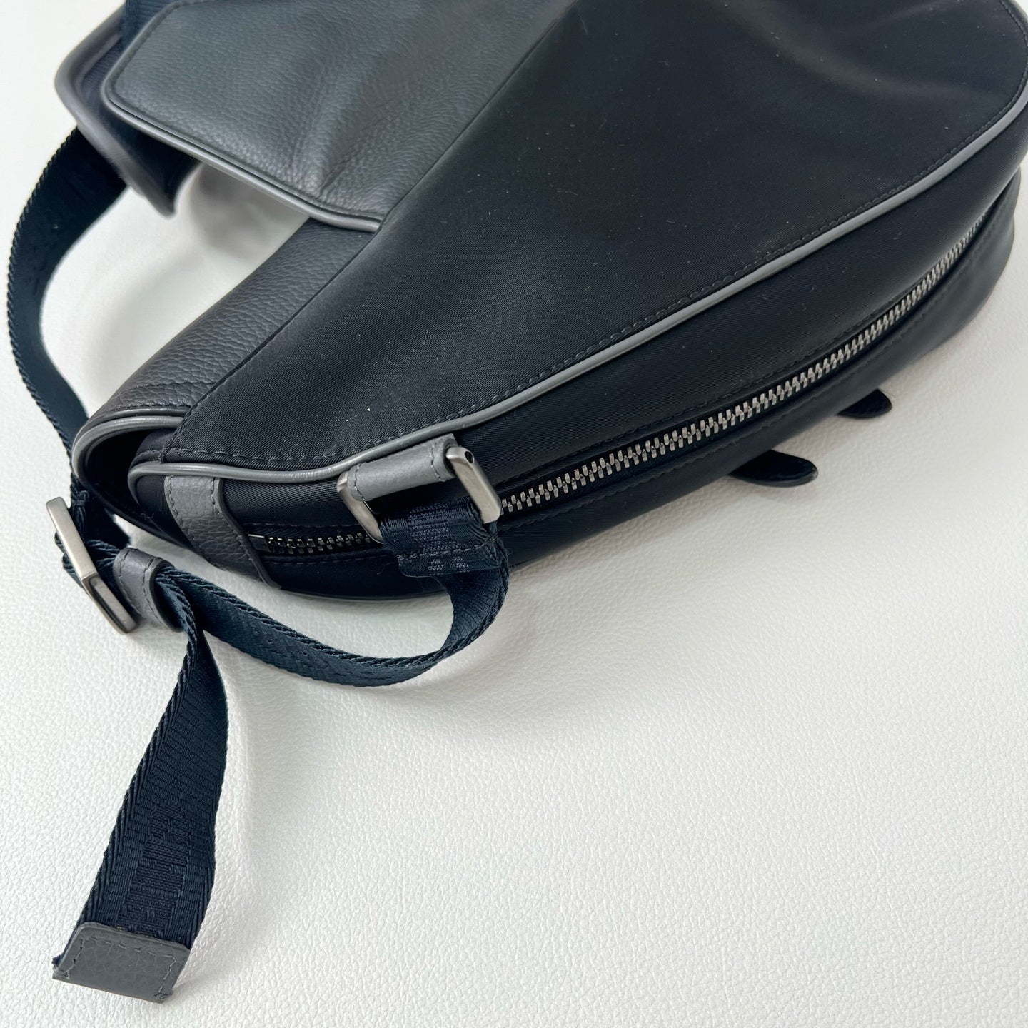 Dior - Saddle - Leather - Black - (large)