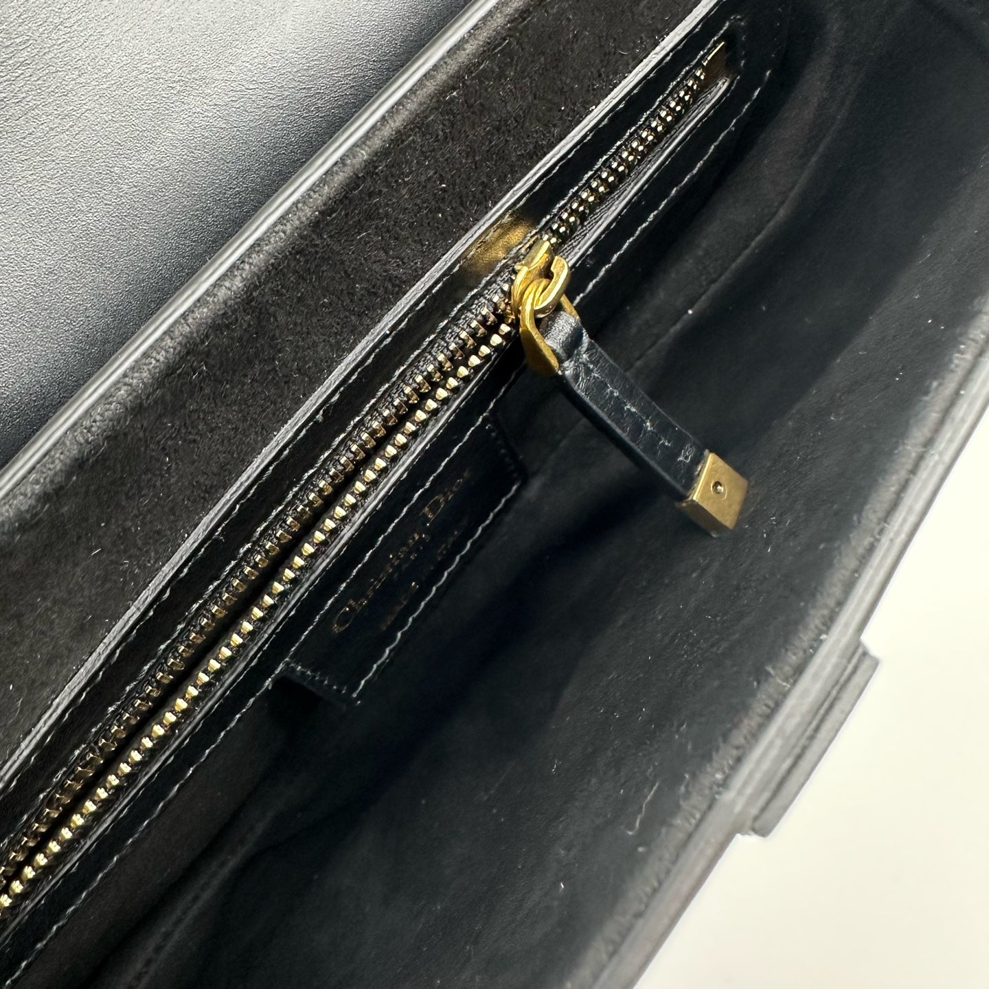 Dior - Saddle - Leather - Black - (Large)