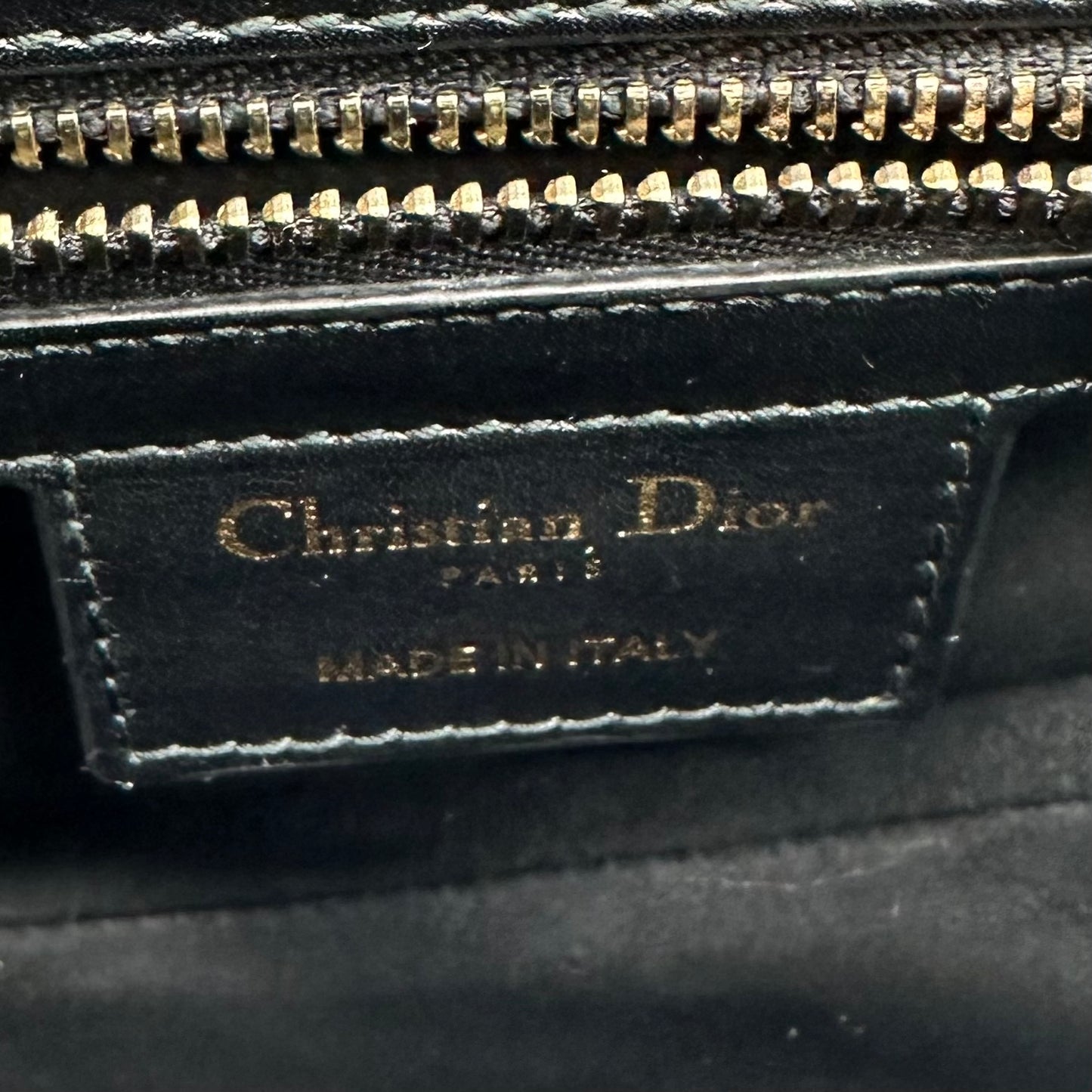 Dior - Saddle - Leather - Black - (Large)