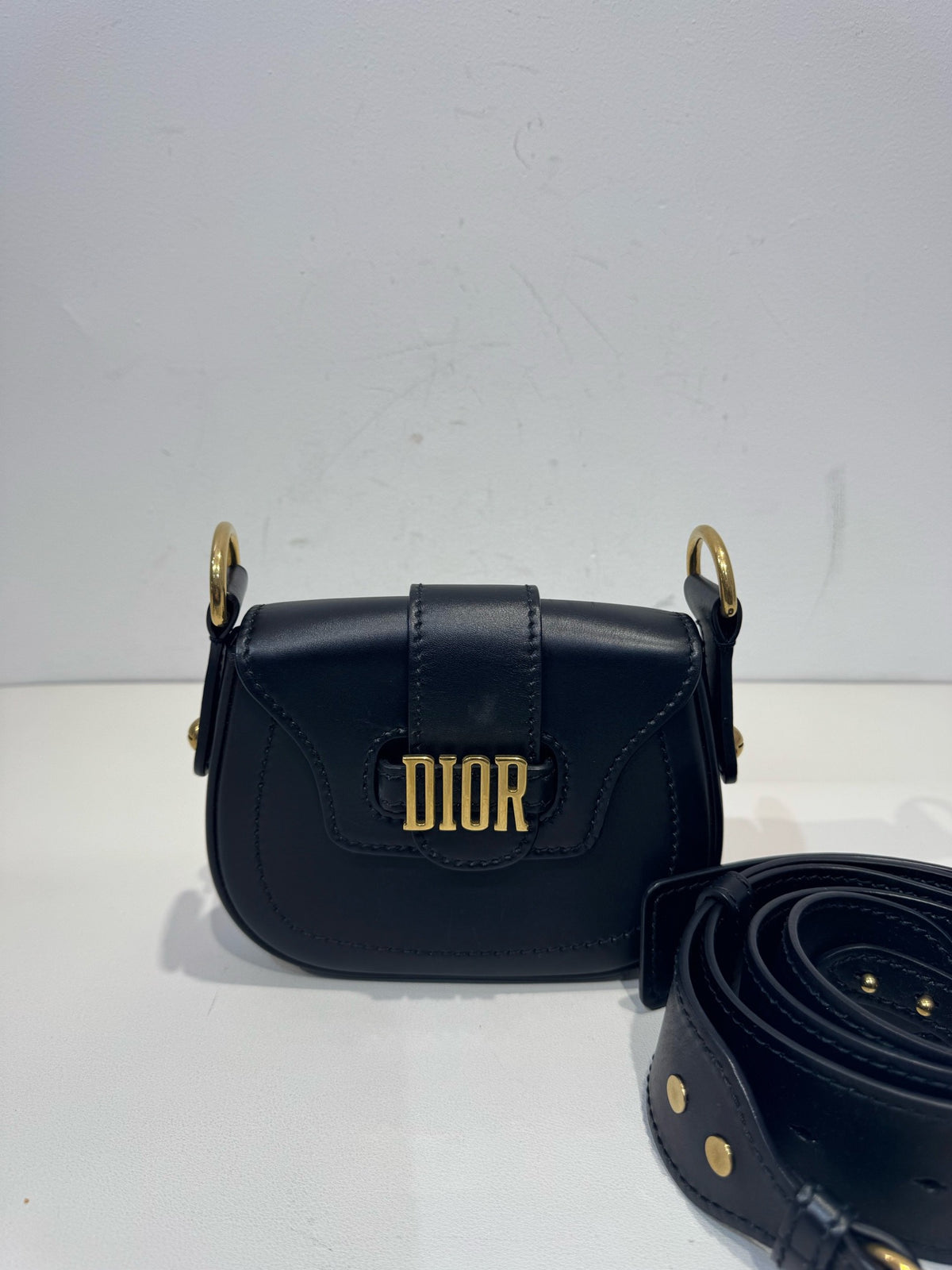 Dior - Saddle - Leather - Black - (mini)