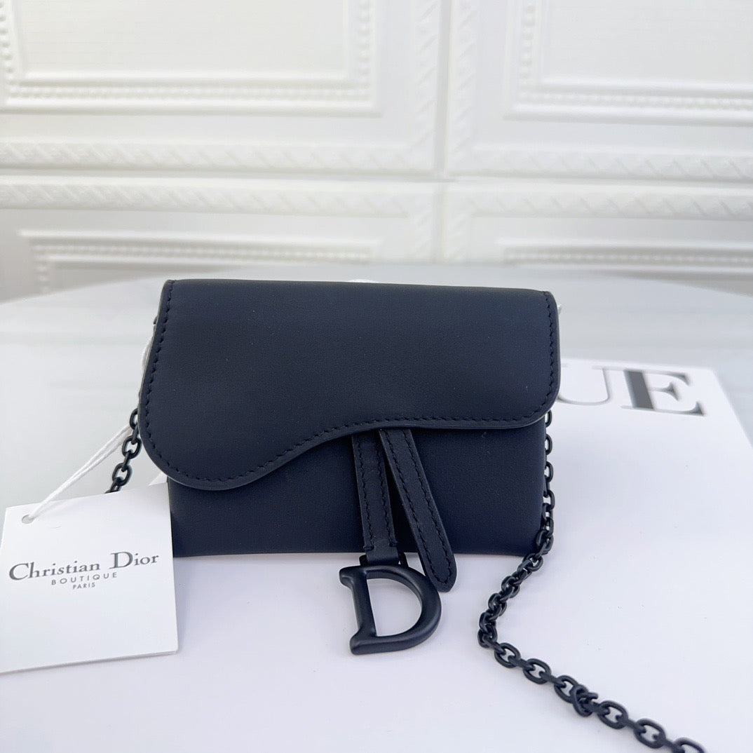 Dior - Saddle - Leather - Black - (mini)