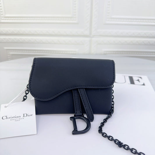 Dior - Saddle - Leather - Black - (mini)