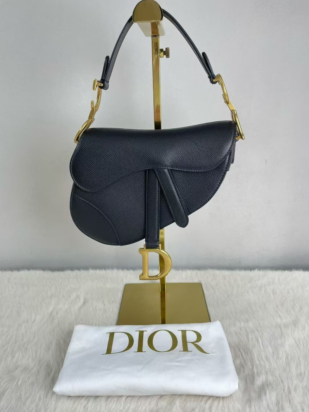 Dior - Saddle - Leather - Black - (mini)