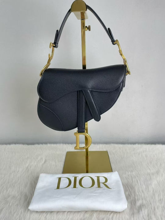 Dior - Saddle - Leather - Black - (mini)
