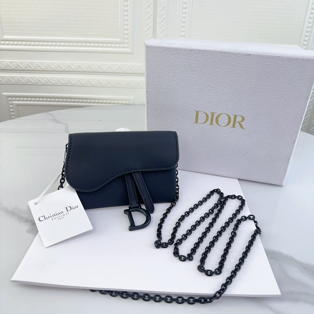 Dior - Saddle - Leather - Black - (mini)