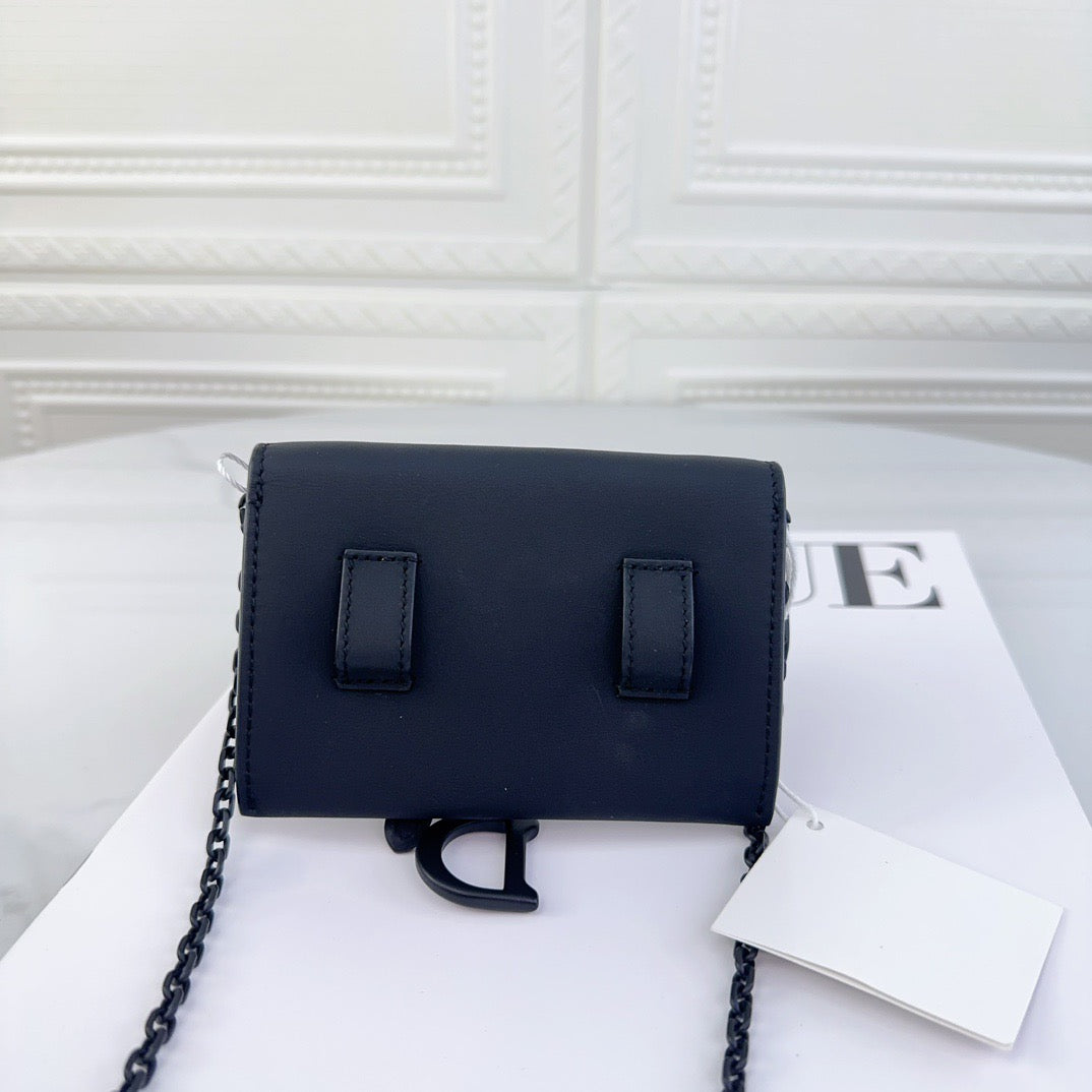 Dior - Saddle - Leather - Black - (mini)