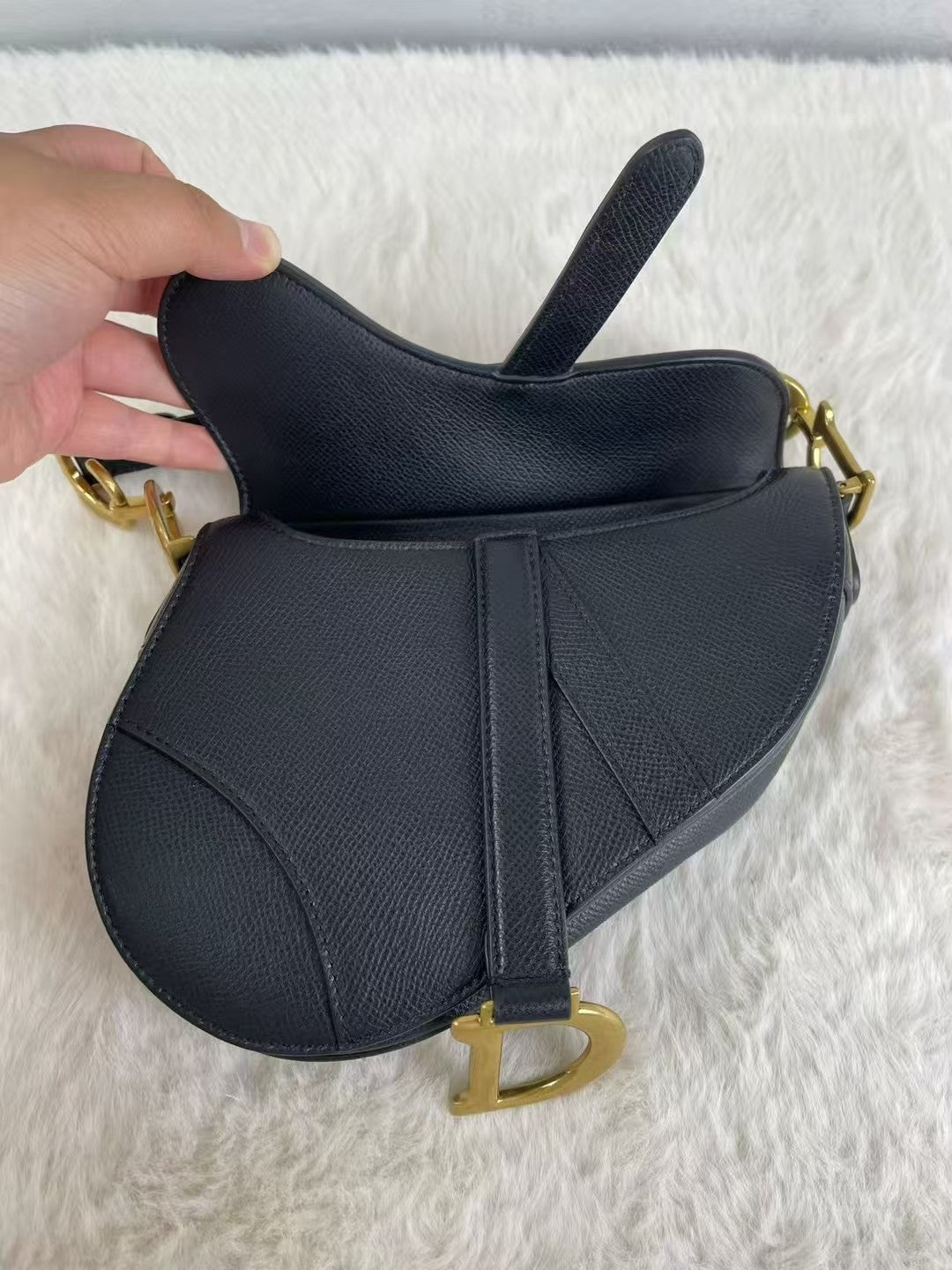 Dior - Saddle - Leather - Black - (mini)
