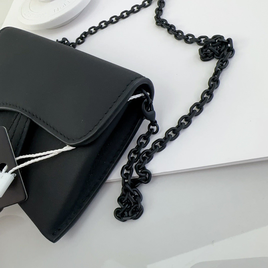 Dior - Saddle - Leather - Black - (mini)