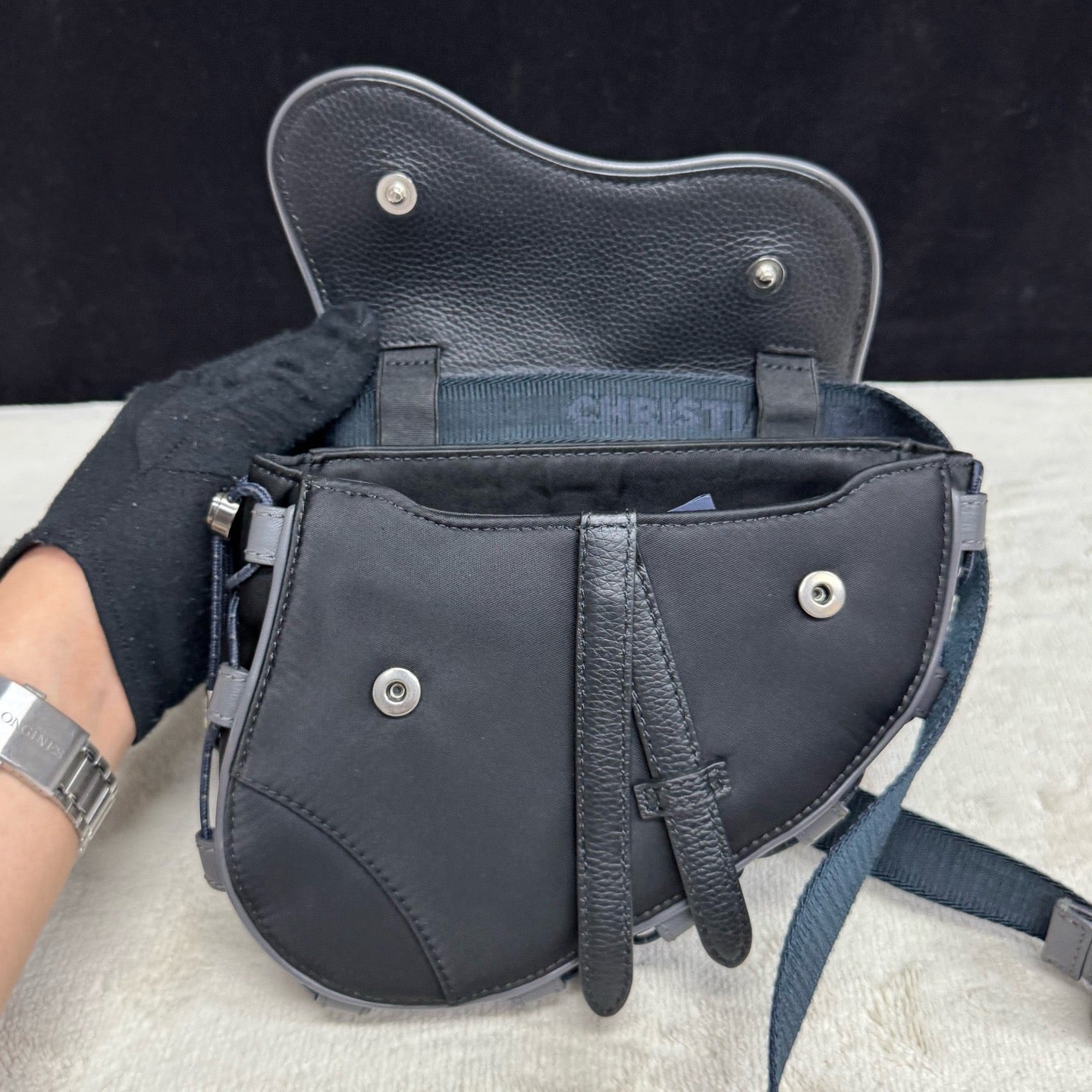 Dior - Saddle - Leather - Black - (mini)