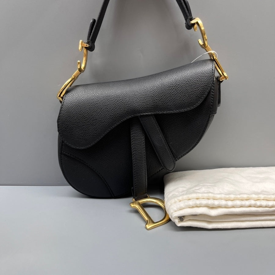 Dior - Saddle - Leather - Black - (small)