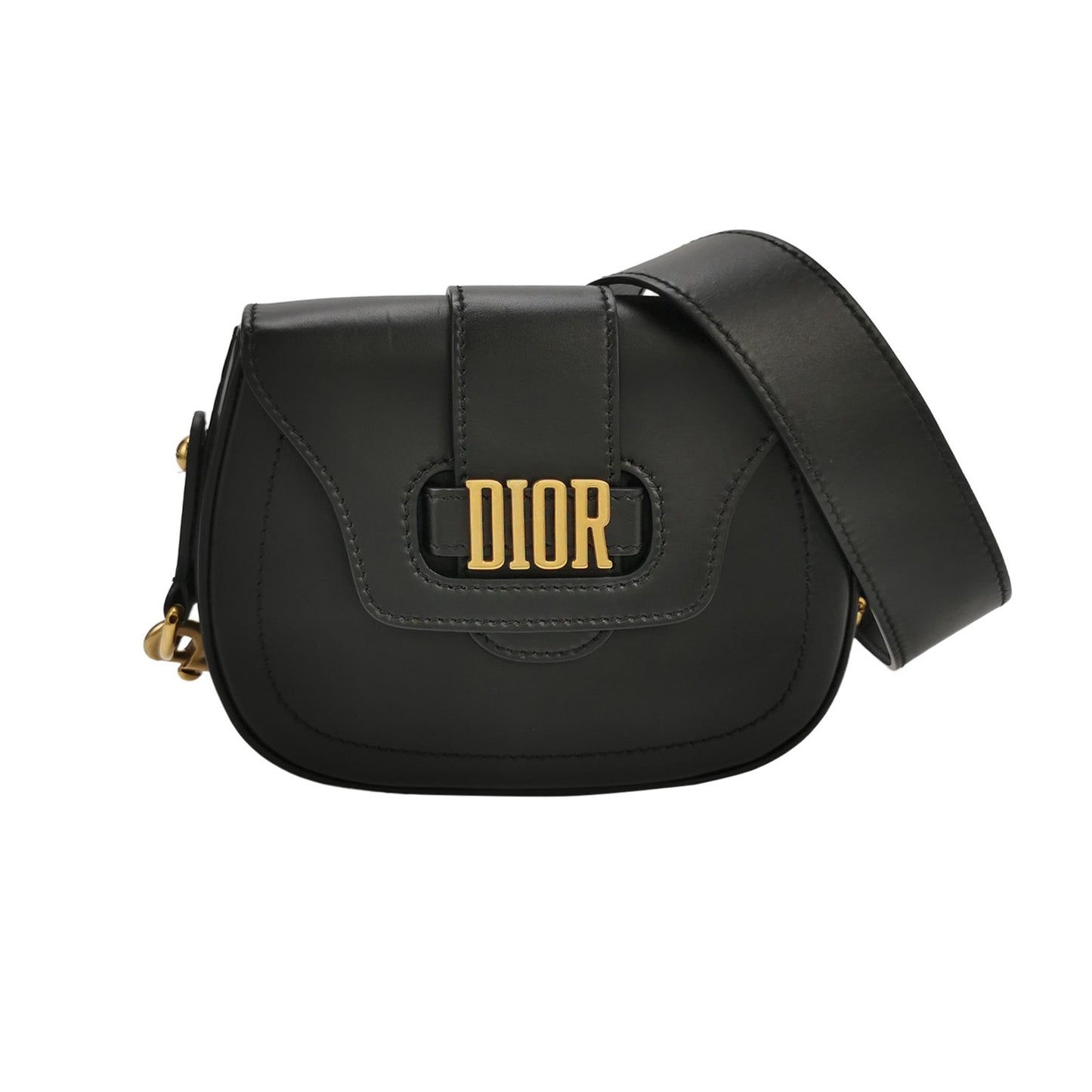 Dior - Saddle - Leather - Black - (small)