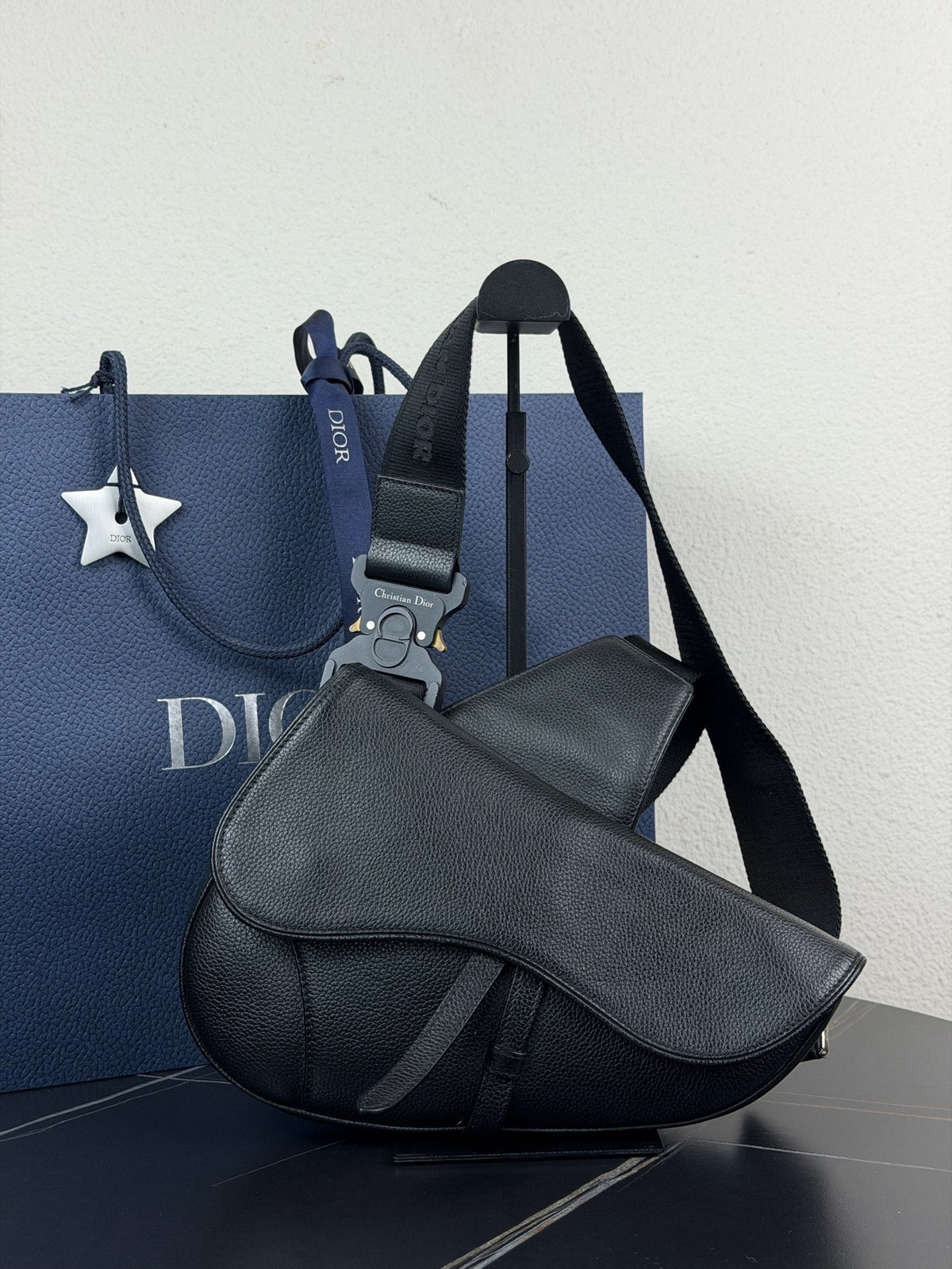 Dior - Saddle - Leather - Black - (small)