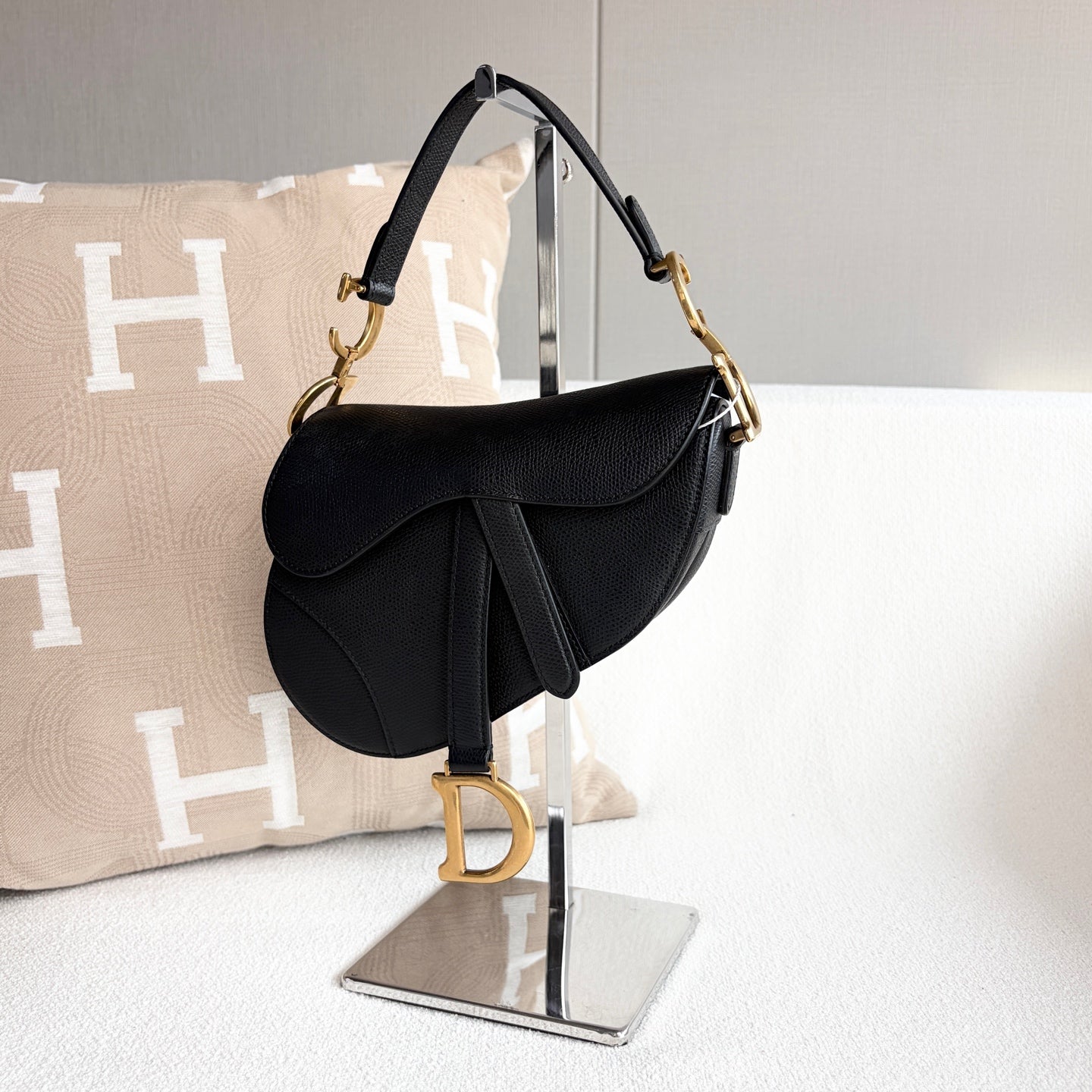 Dior - Saddle - Leather - Black - (small)