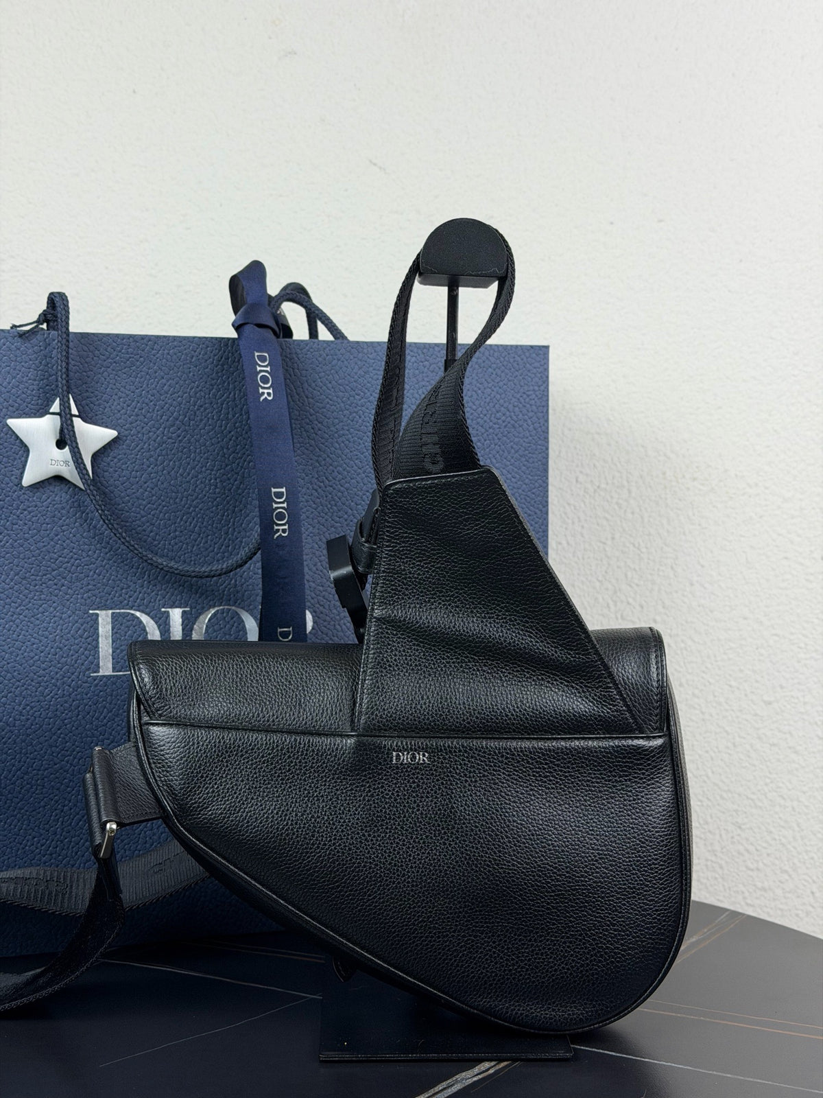 Dior - Saddle - Leather - Black - (small)
