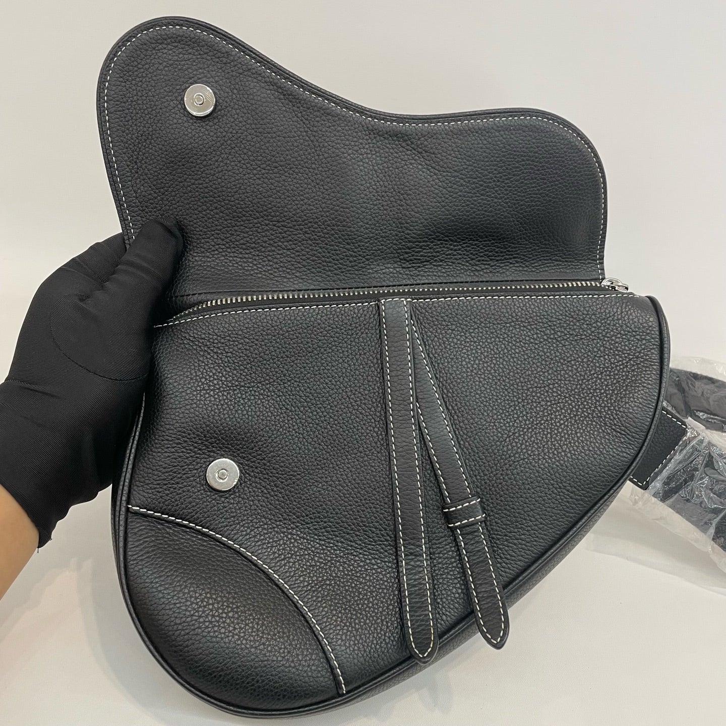 Dior - Saddle - Leather - Black - (small)