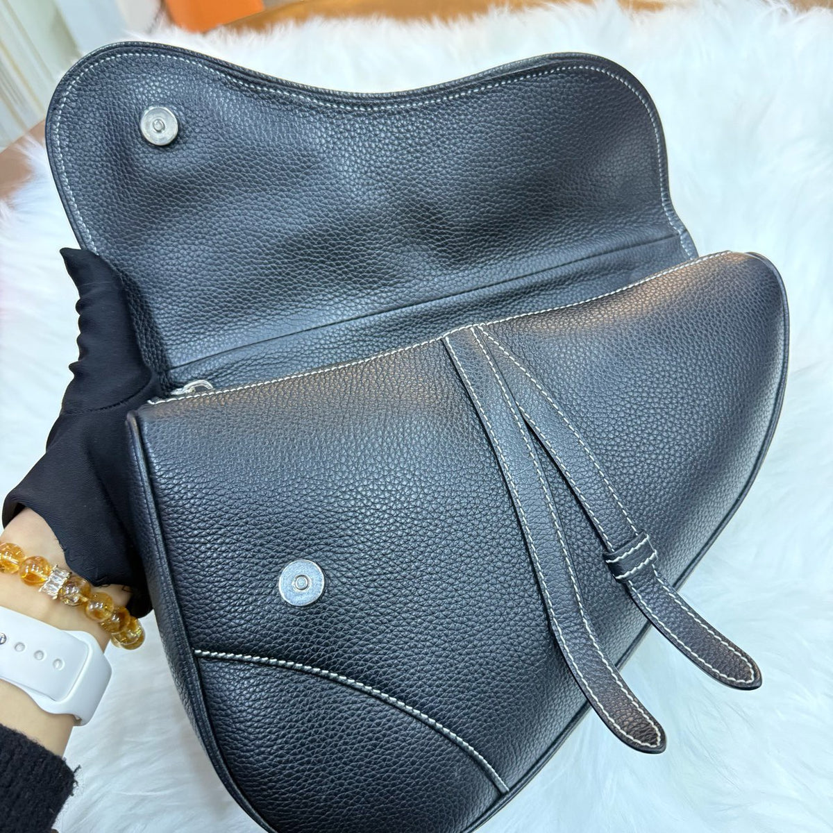 Dior - Saddle - Leather - Black - (small)