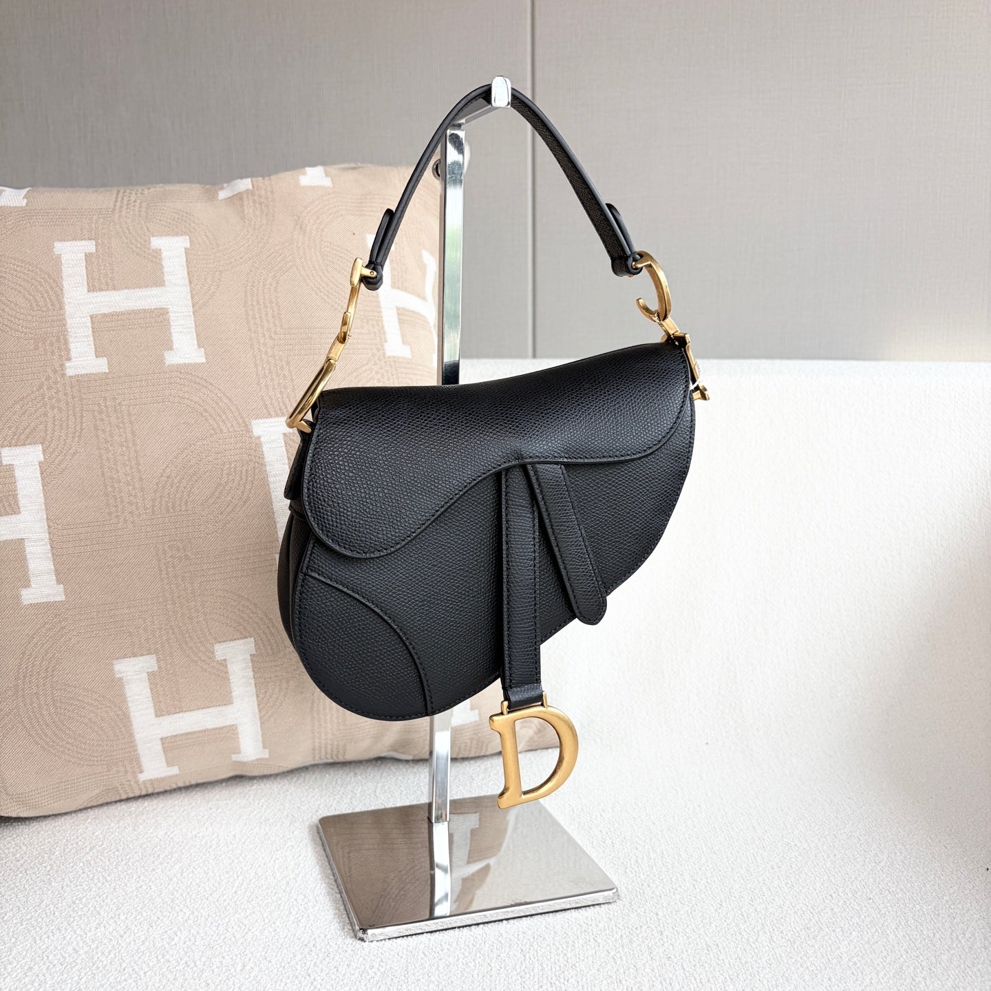 Dior - Saddle - Leather - Black - (small)