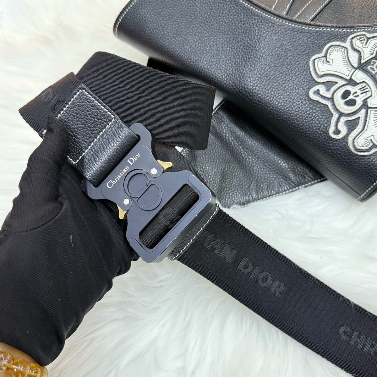 Dior - Saddle - Leather - Black - (small)