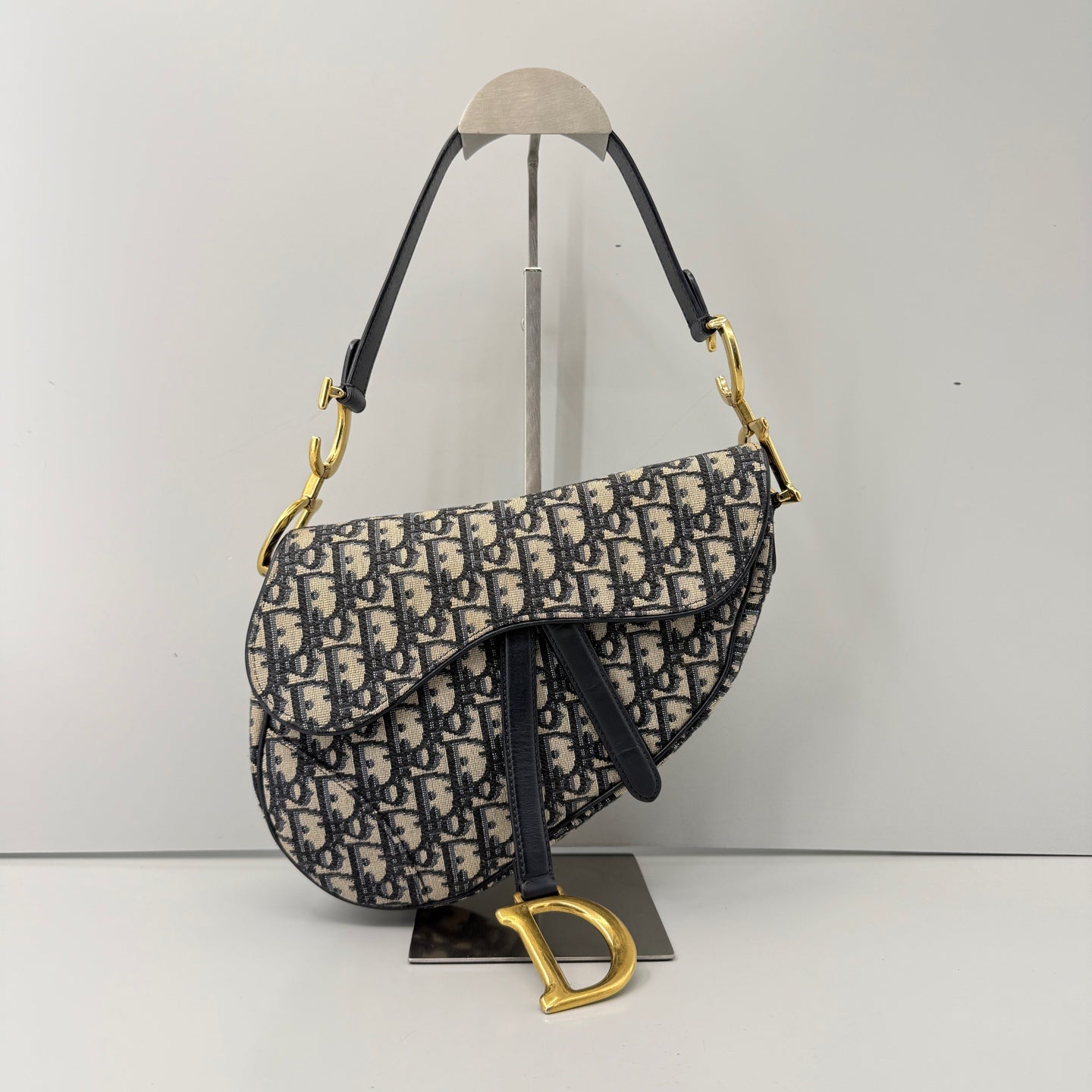 Dior - Saddle - Leather - Blue - (Medium)