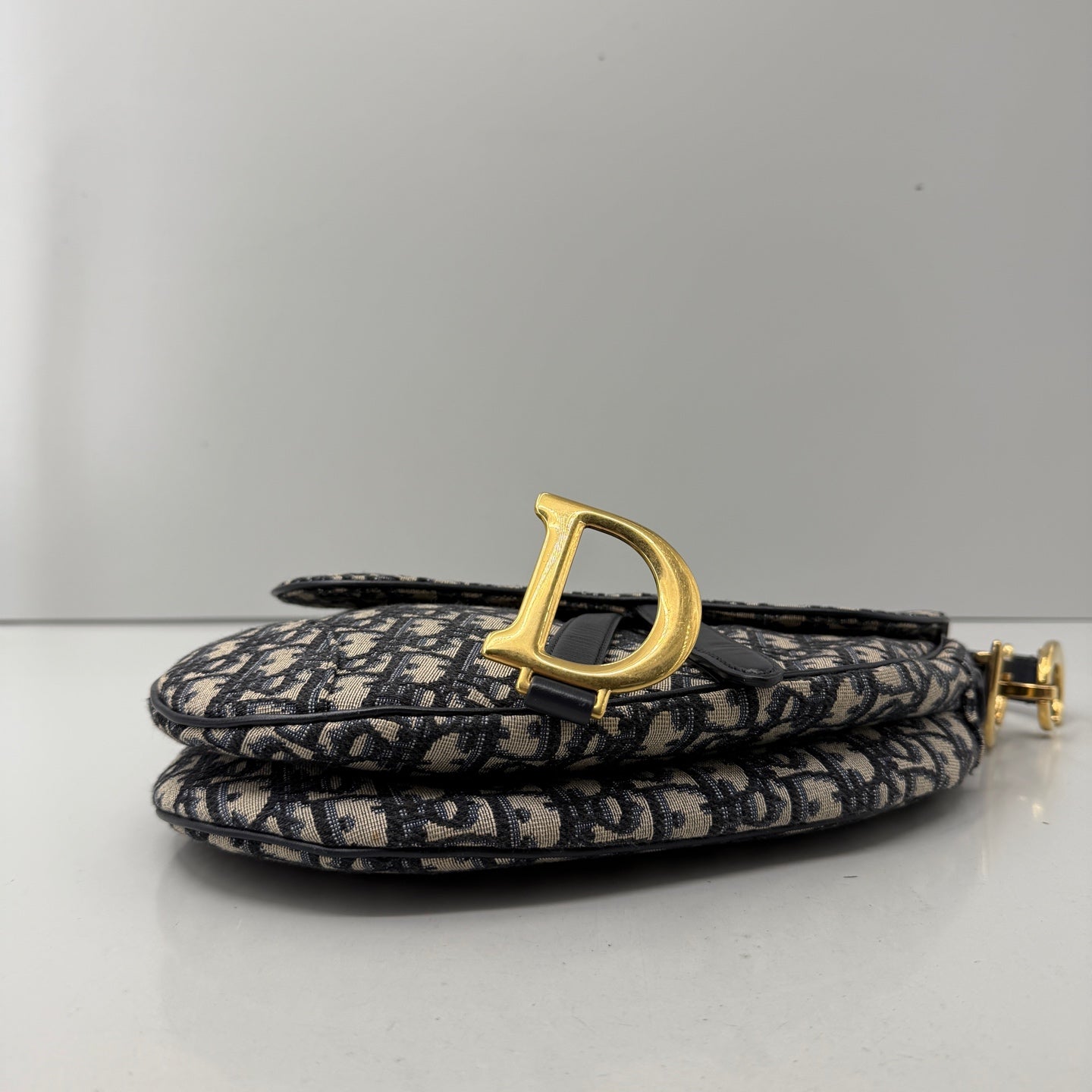 Dior - Saddle - Leather - Blue - (Medium)