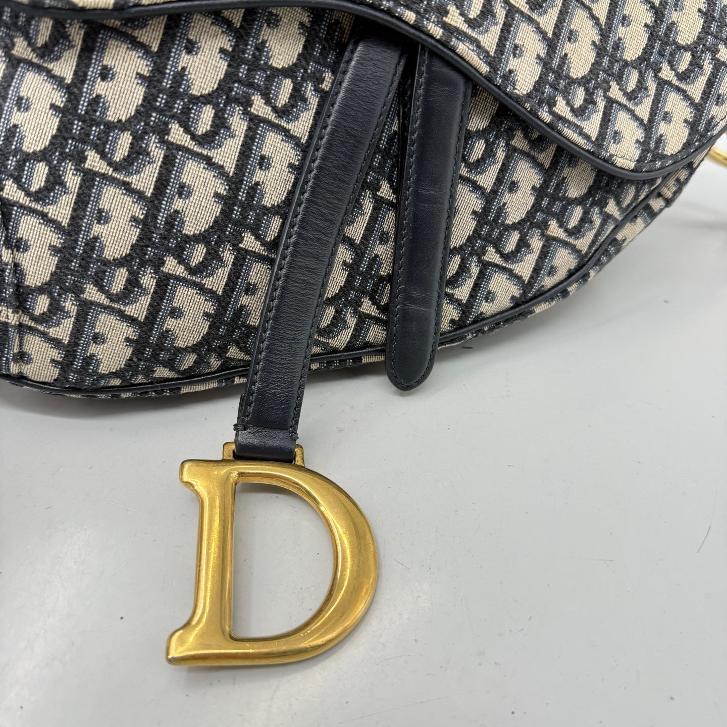 Dior - Saddle - Leather - Blue - (Medium)