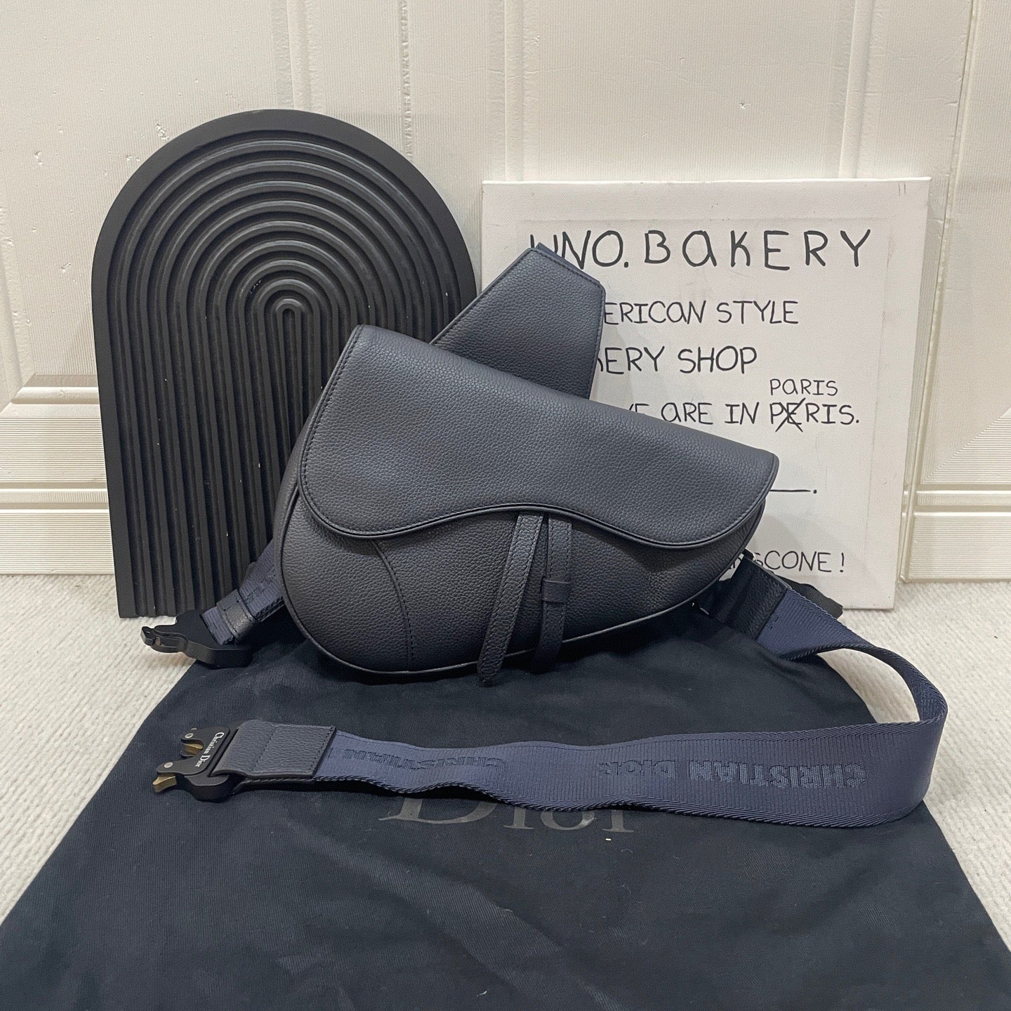 Dior - Saddle - Leather - Blue - (small)