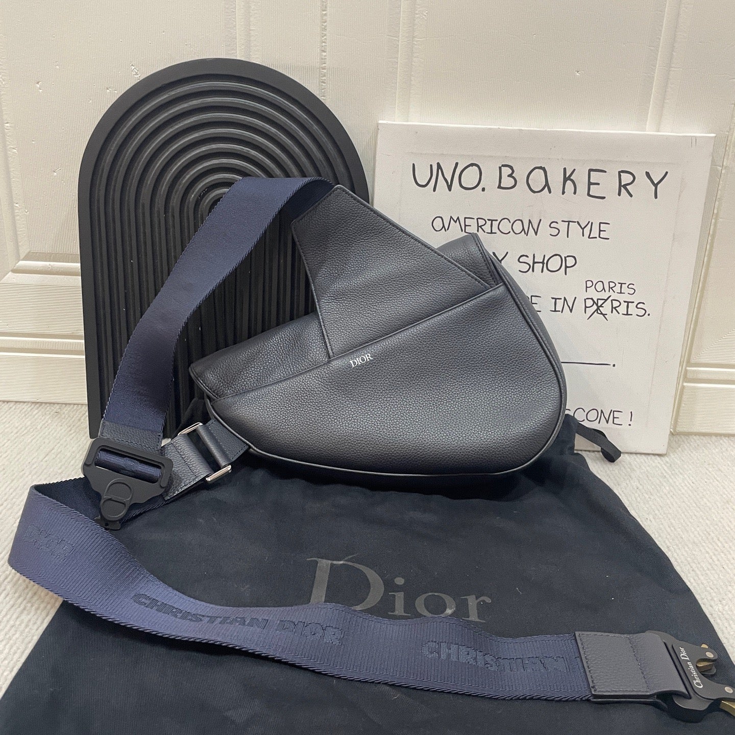 Dior - Saddle - Leather - Blue - (small)
