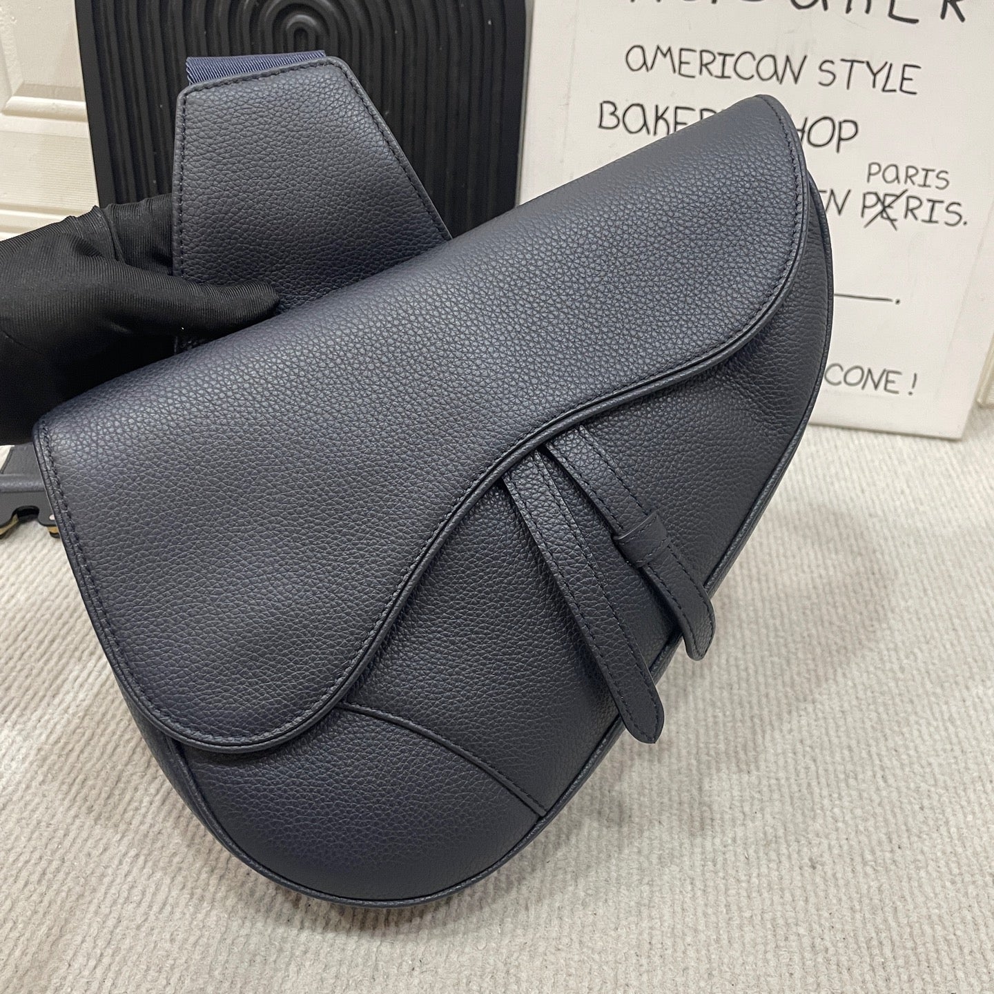 Dior - Saddle - Leather - Blue - (small)
