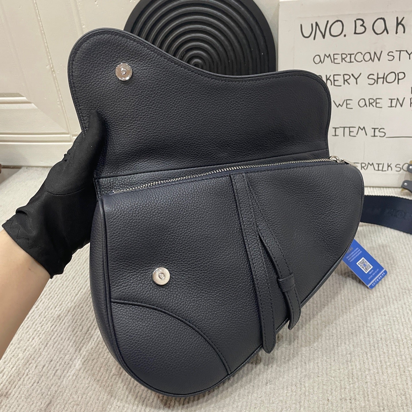 Dior - Saddle - Leather - Blue - (small)