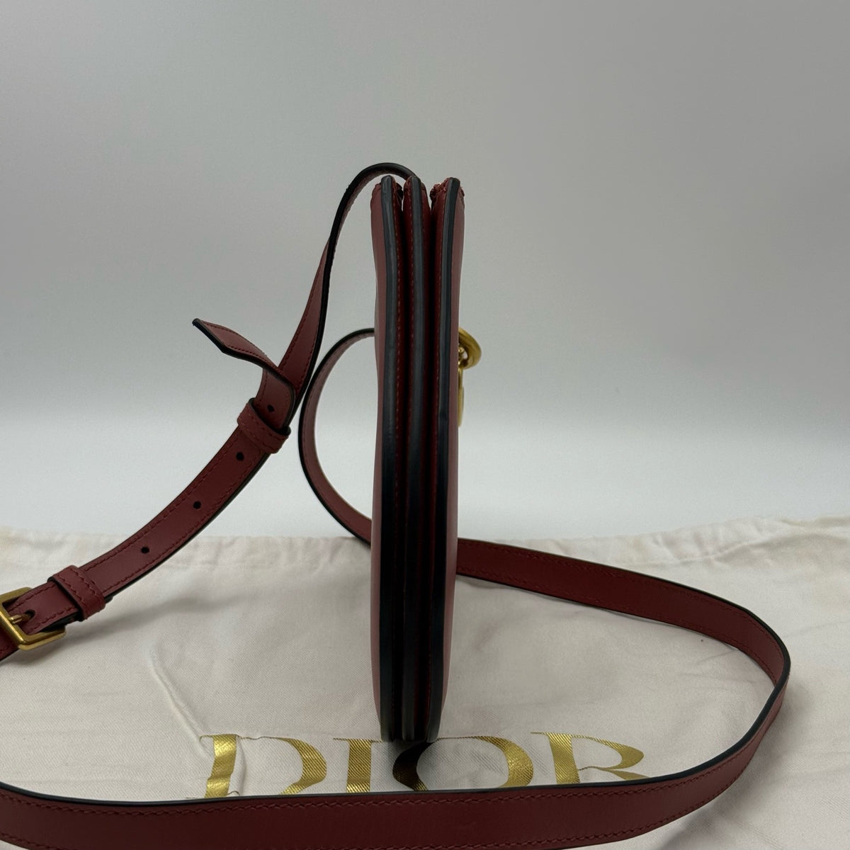 Dior - Saddle - Leather - Burgundy