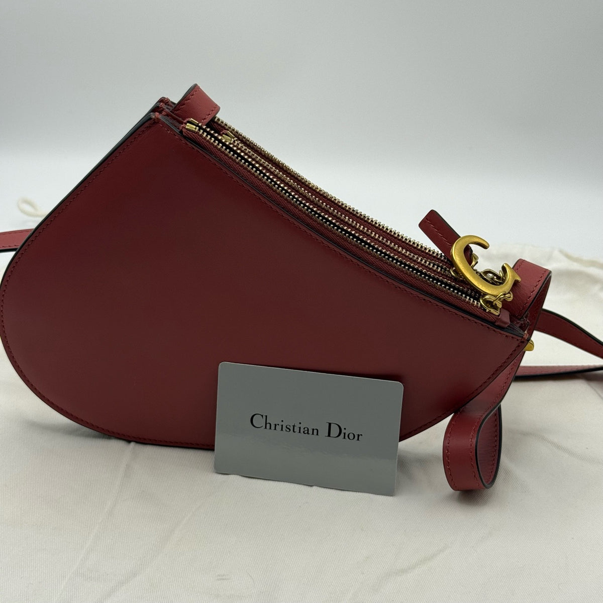 Dior - Saddle - Leather - Burgundy