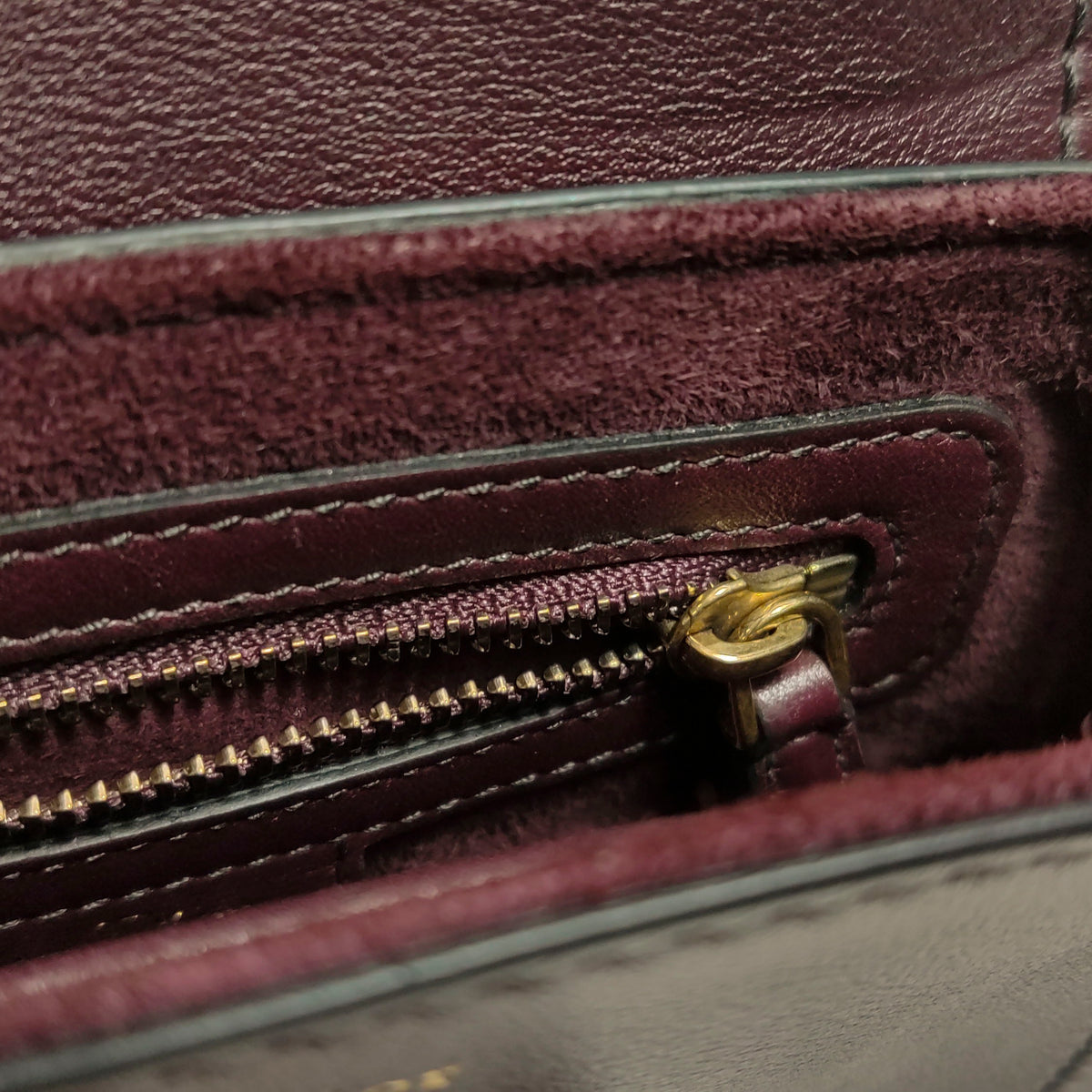 Dior - Saddle - Leather - Burgundy