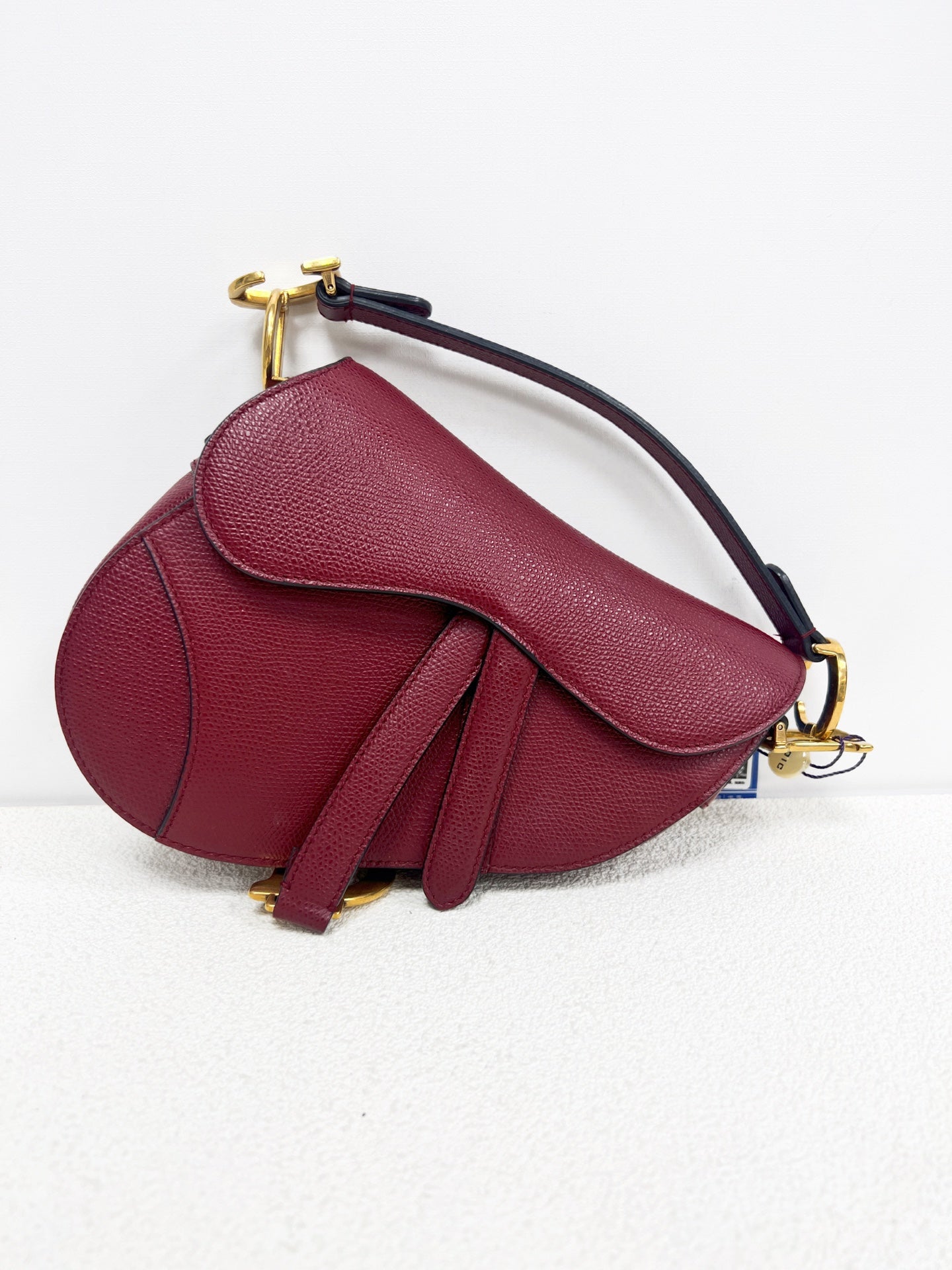 Dior - Saddle - Leather - Burgundy - (mini)