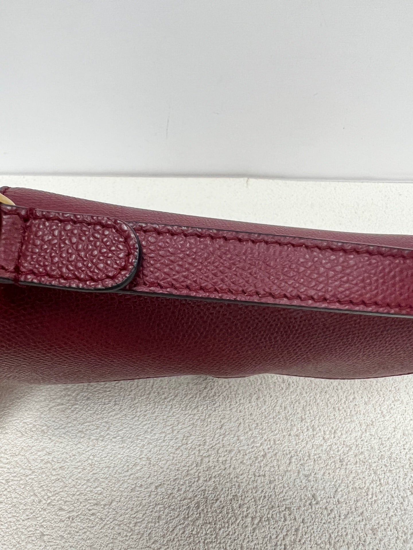Dior - Saddle - Leather - Burgundy - (mini)