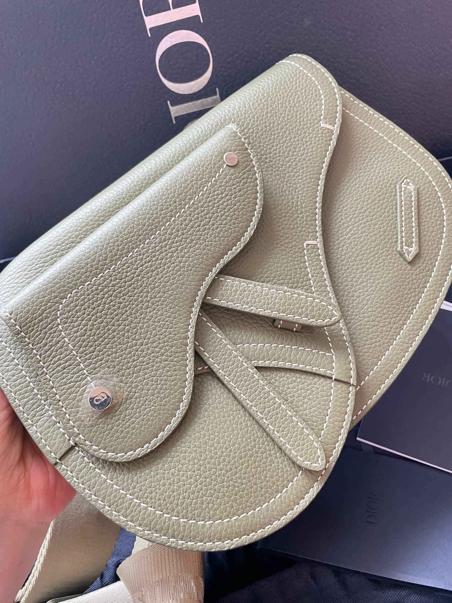Dior - Saddle - Leather - Green - (mini)