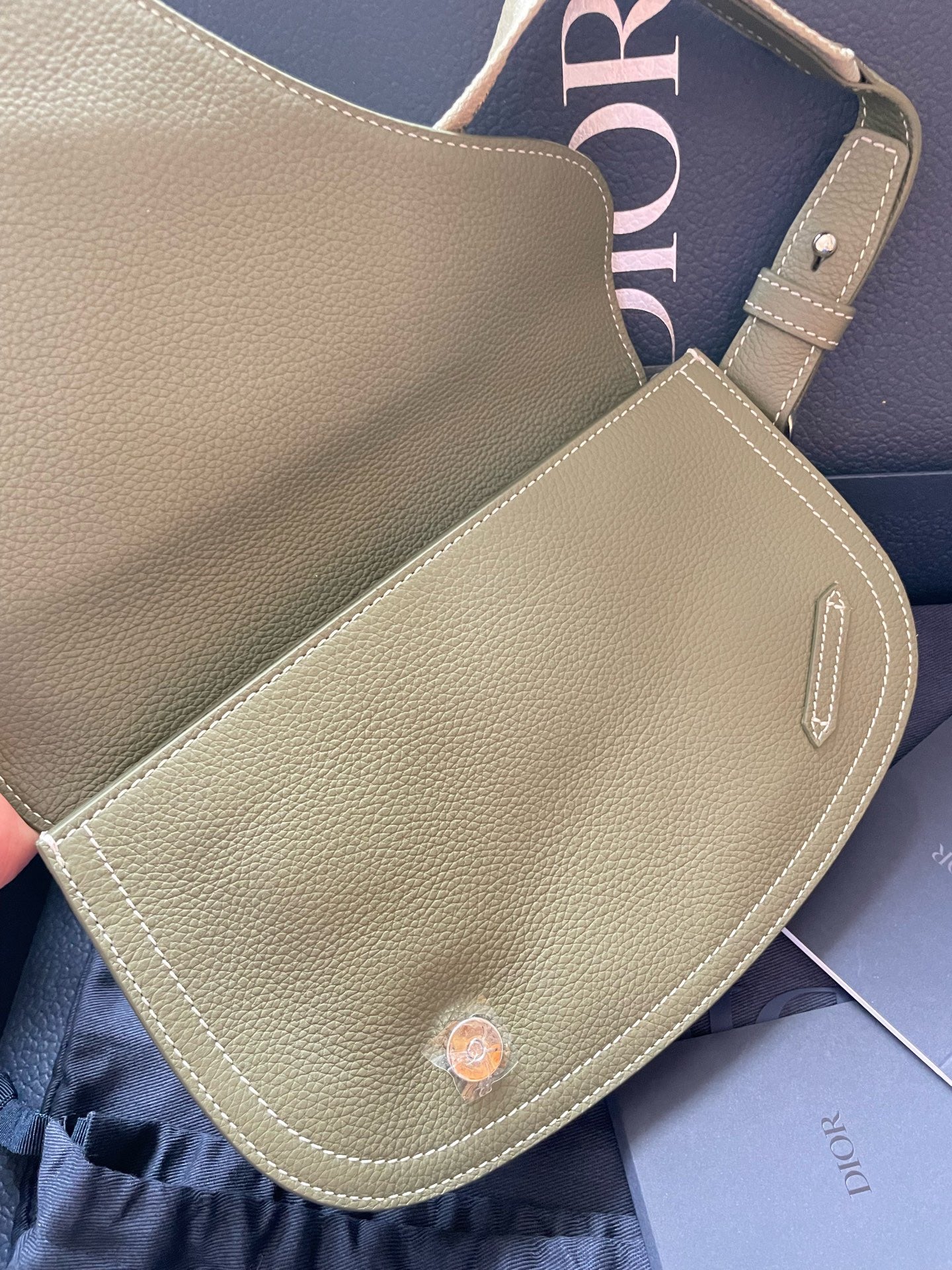 Dior - Saddle - Leather - Green - (mini)