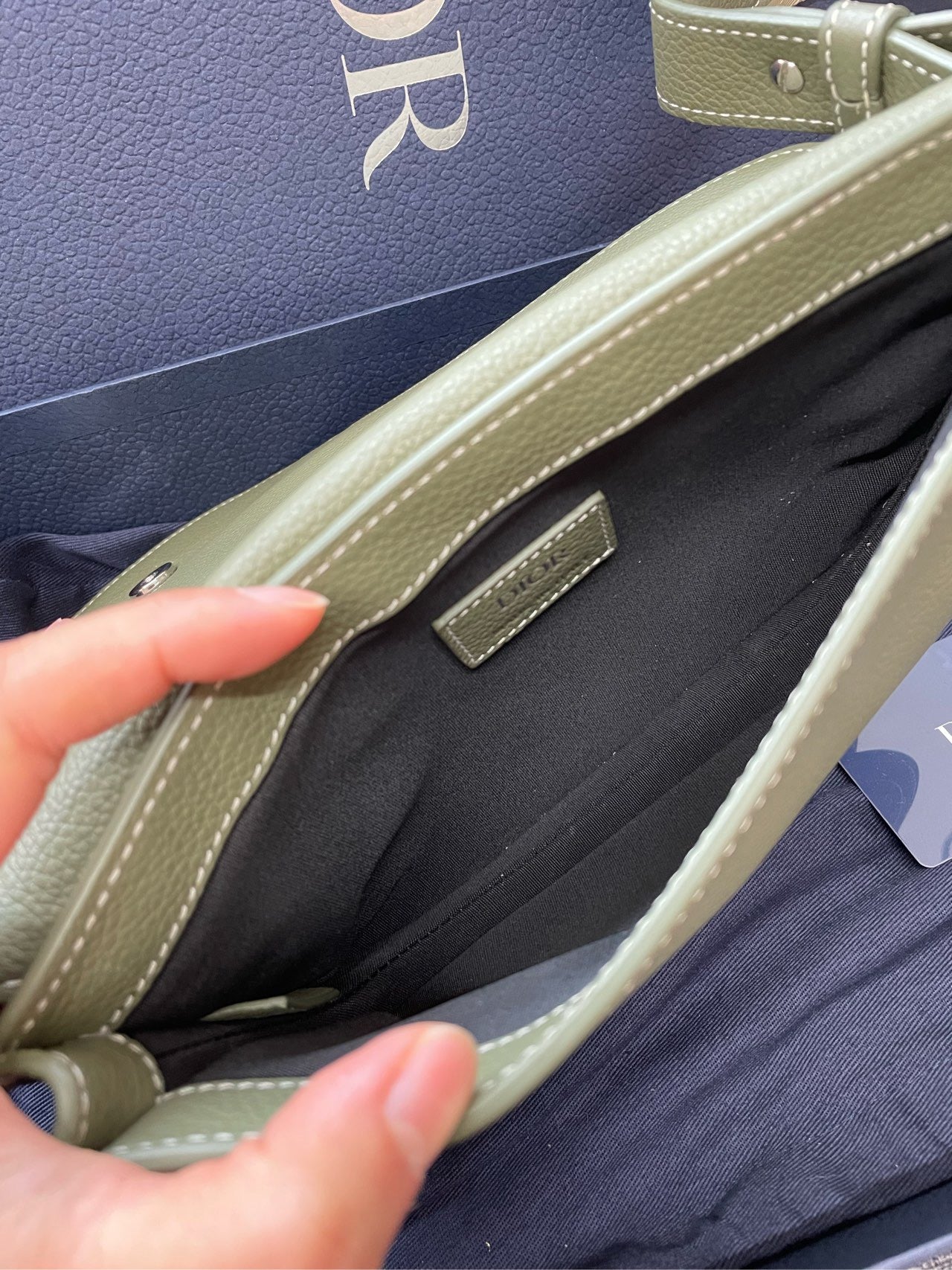 Dior - Saddle - Leather - Green - (mini)