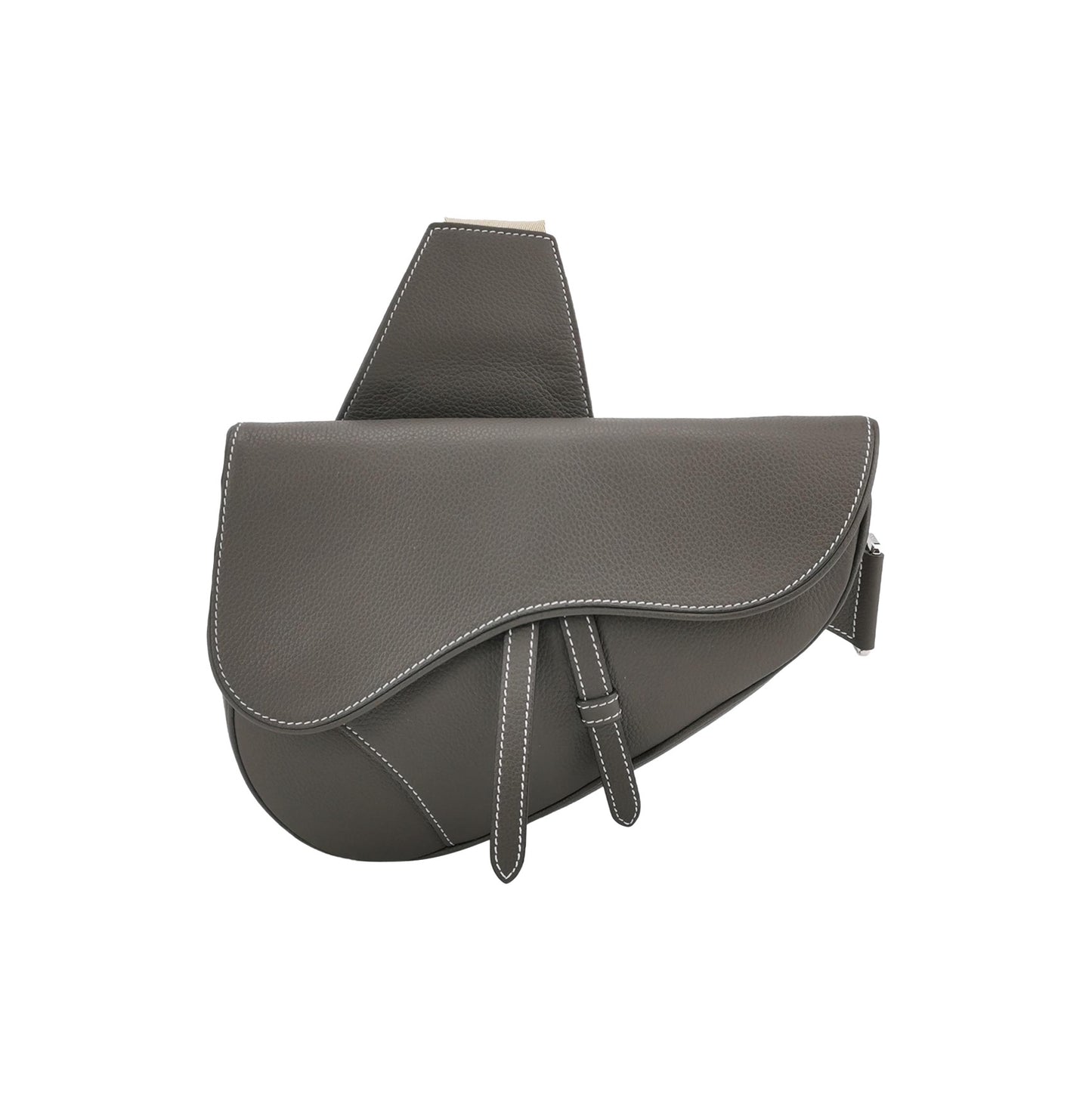 Dior - Saddle - Leather - Grey - (Small)