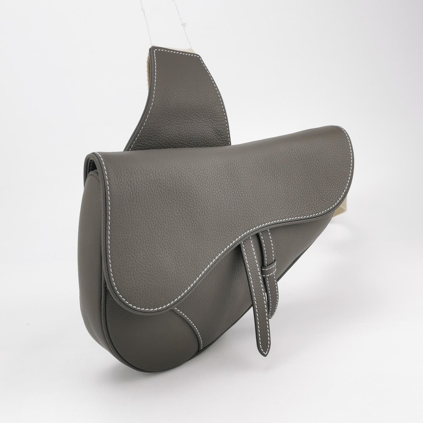 Dior - Saddle - Leather - Grey - (Small)