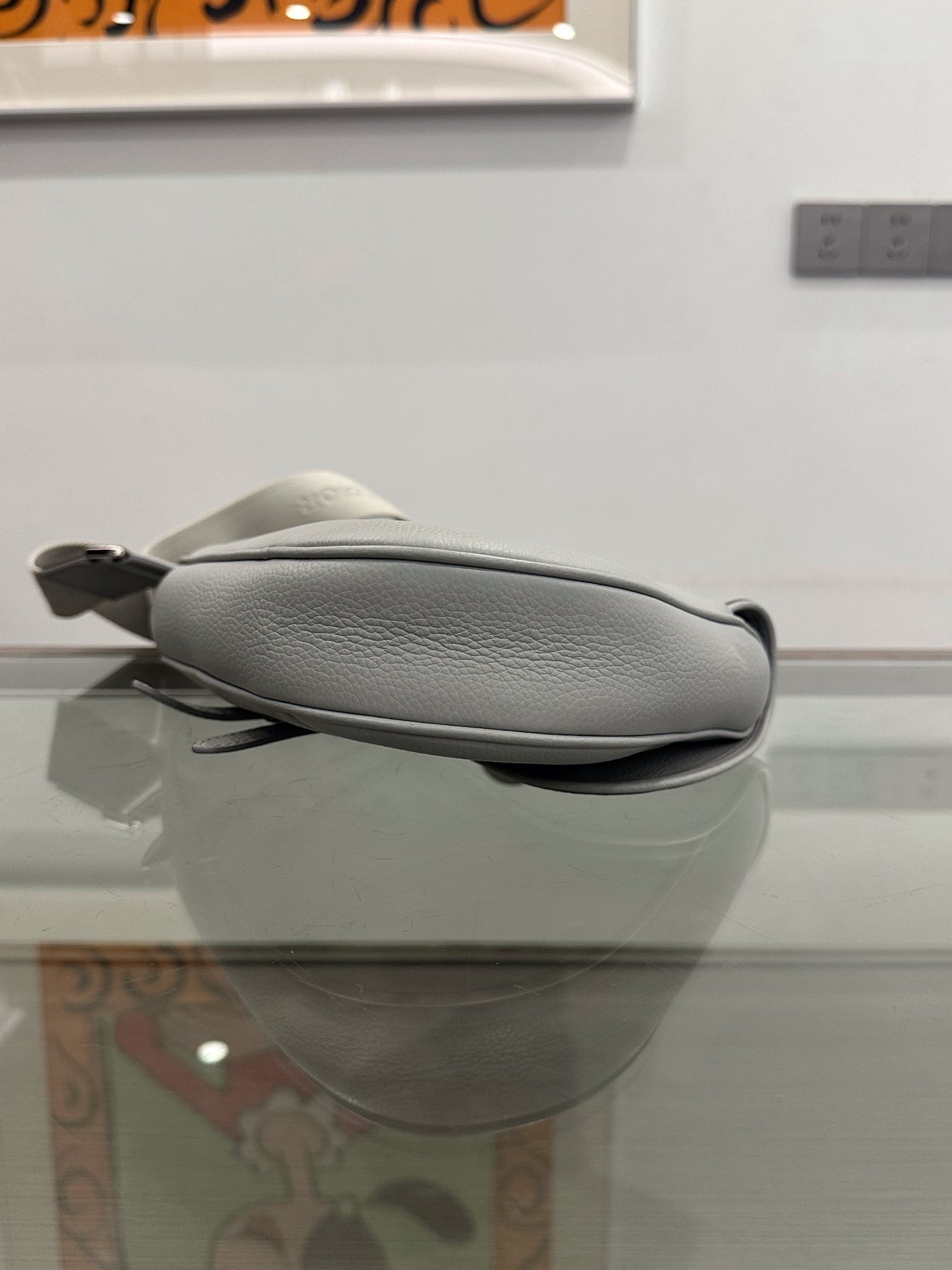 Dior - Saddle - Leather - Grey - (small)