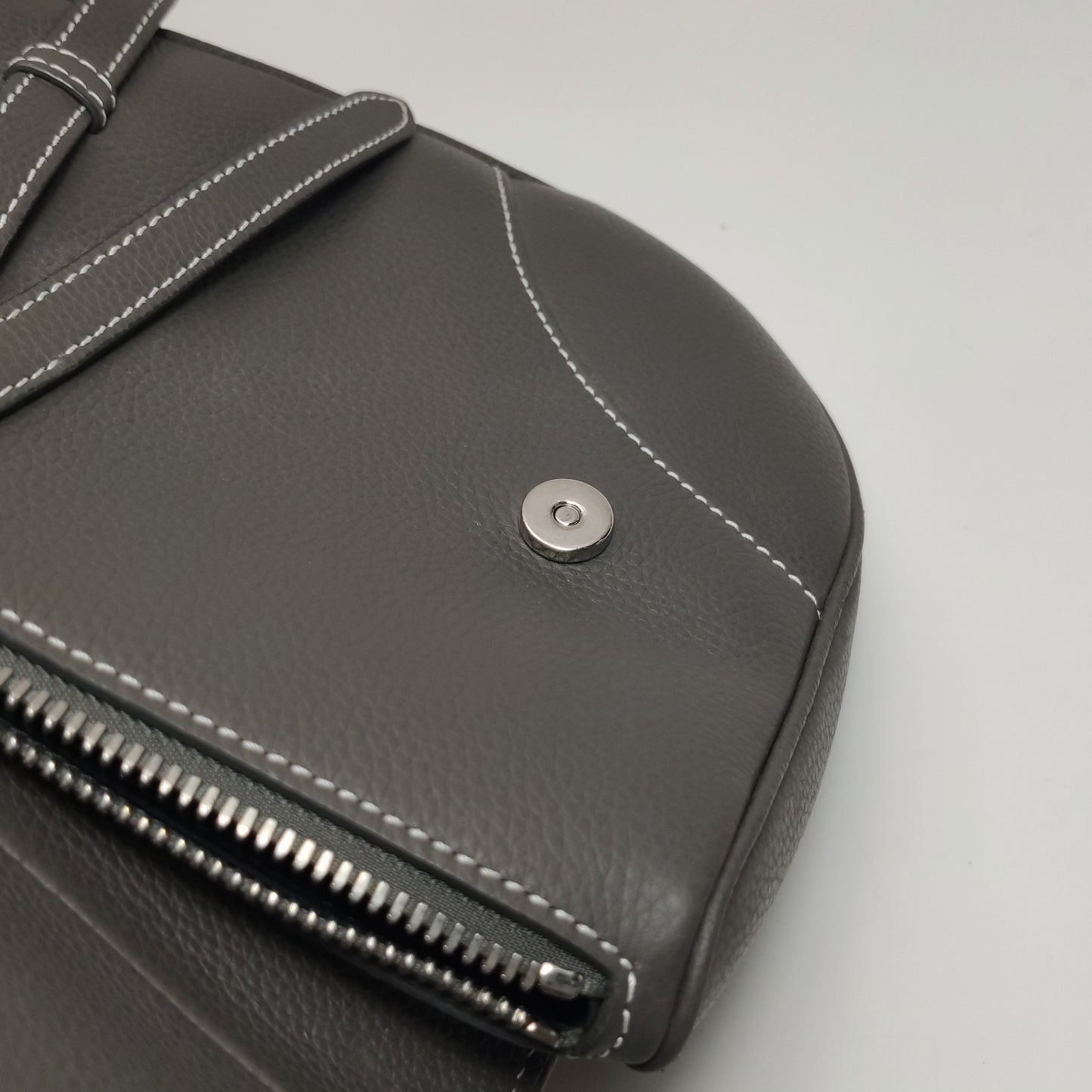 Dior - Saddle - Leather - Grey - (Small)
